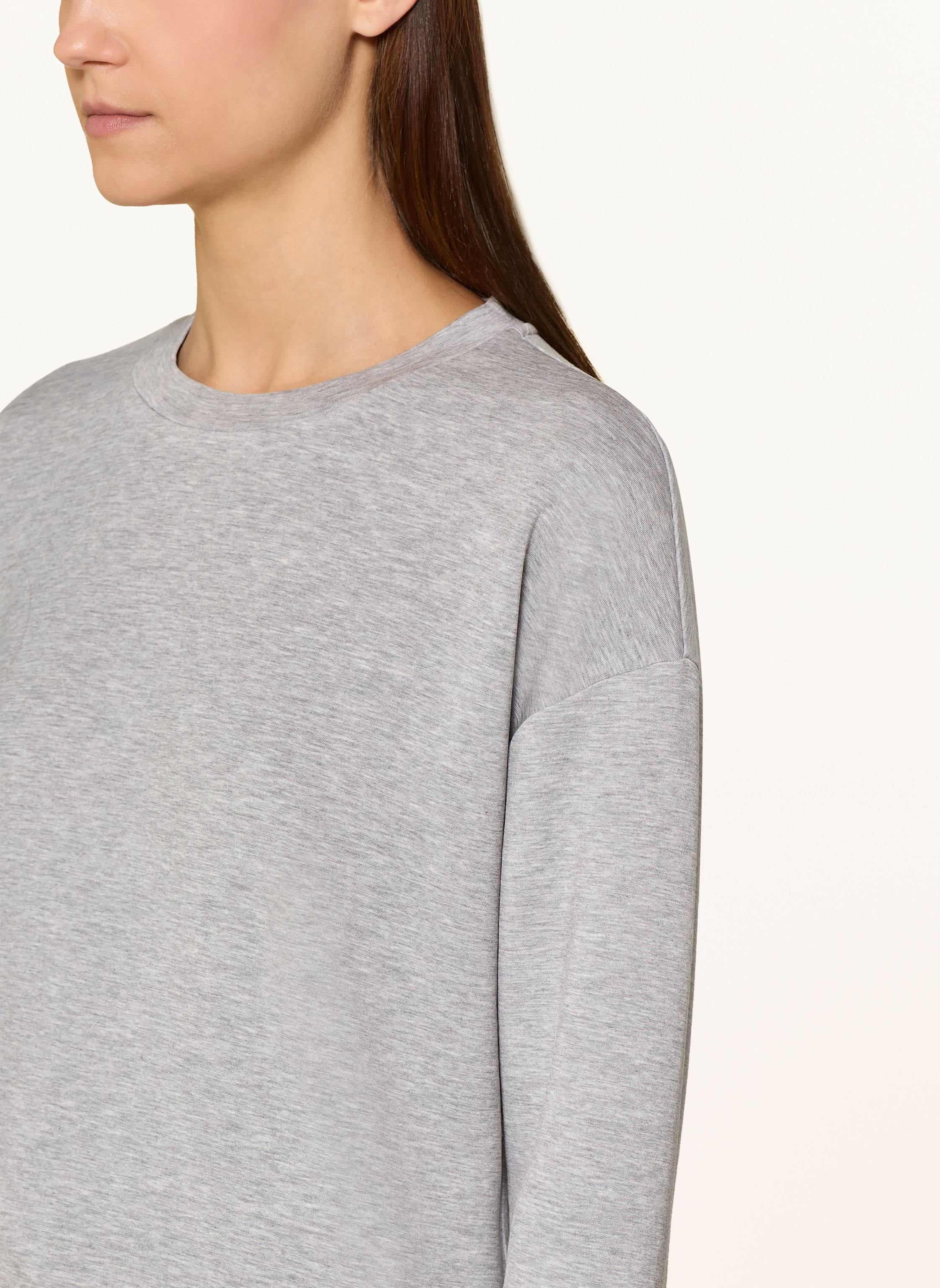 Thumbnail - Schiesser Lounge-Sweatshirt Mix+Relax grau