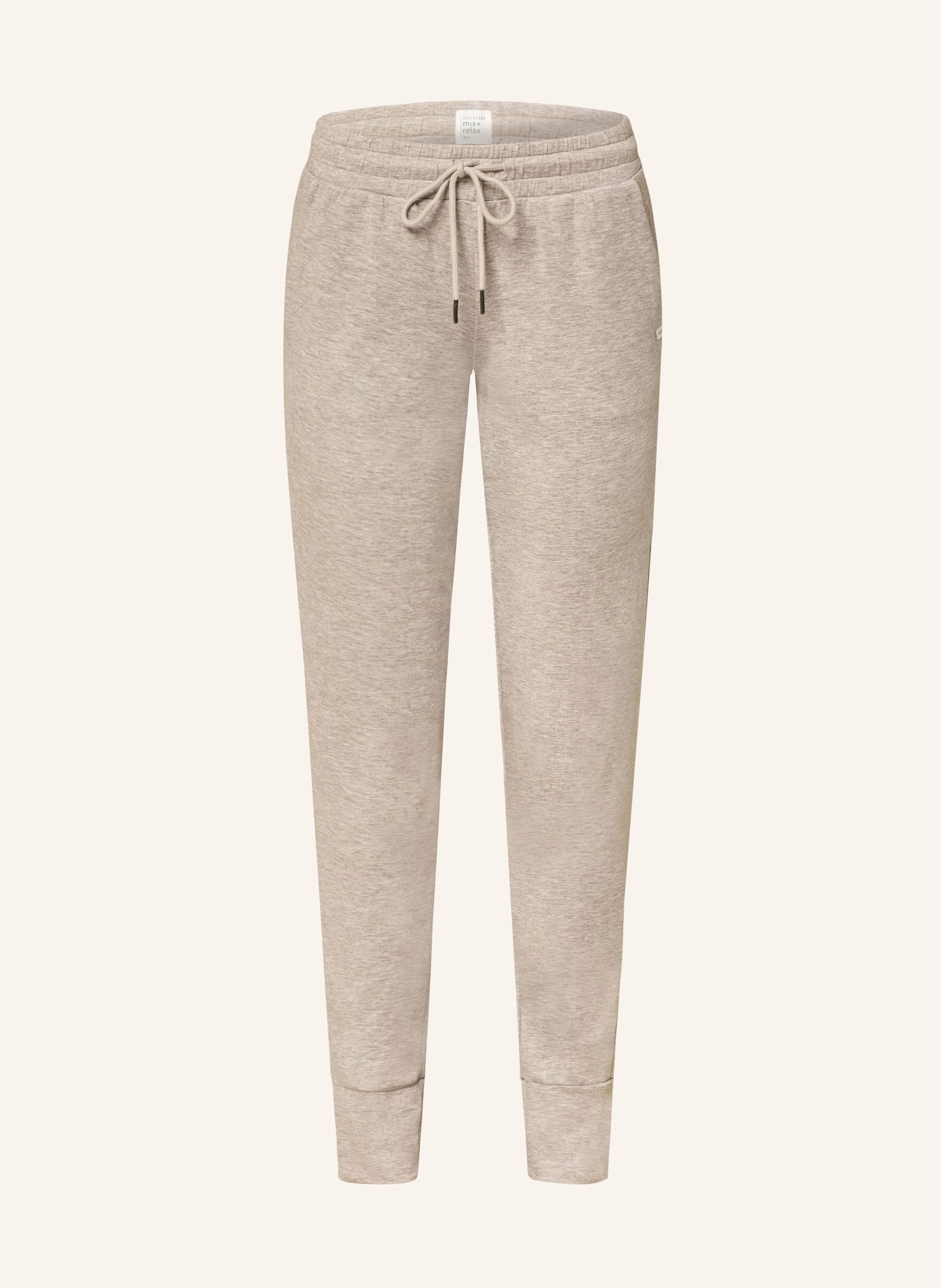 Schiesser Lounge-Hose Mix+Relax grau