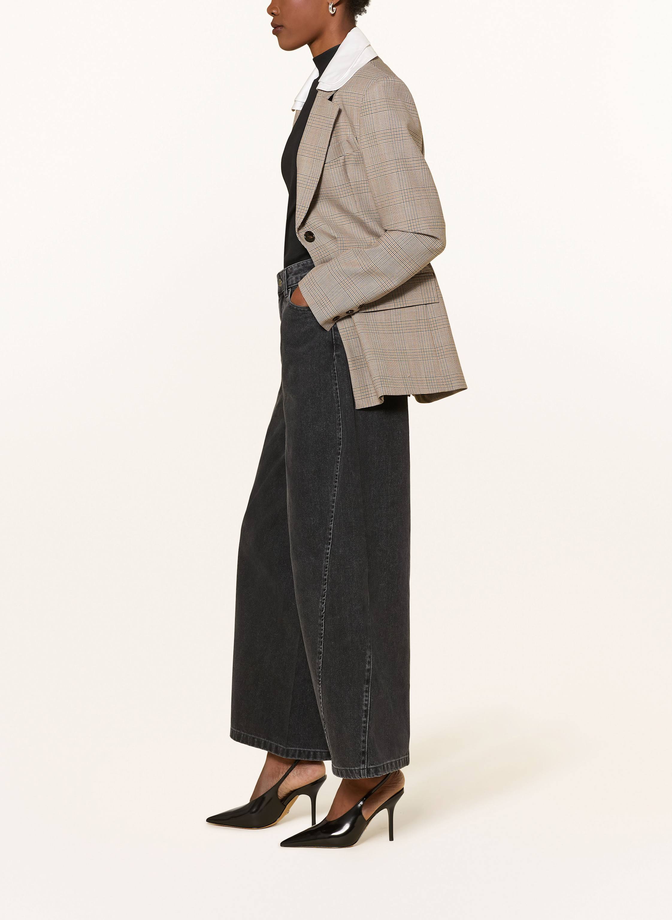 Thumbnail - Mrs & Hugs Barrel Jeans schwarz