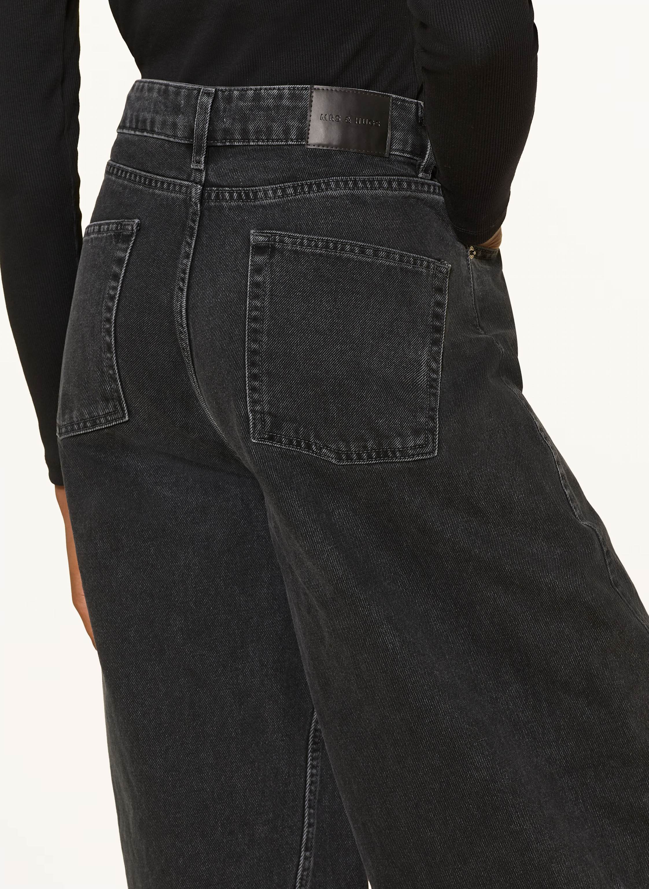 Thumbnail - Mrs & Hugs Barrel Jeans schwarz