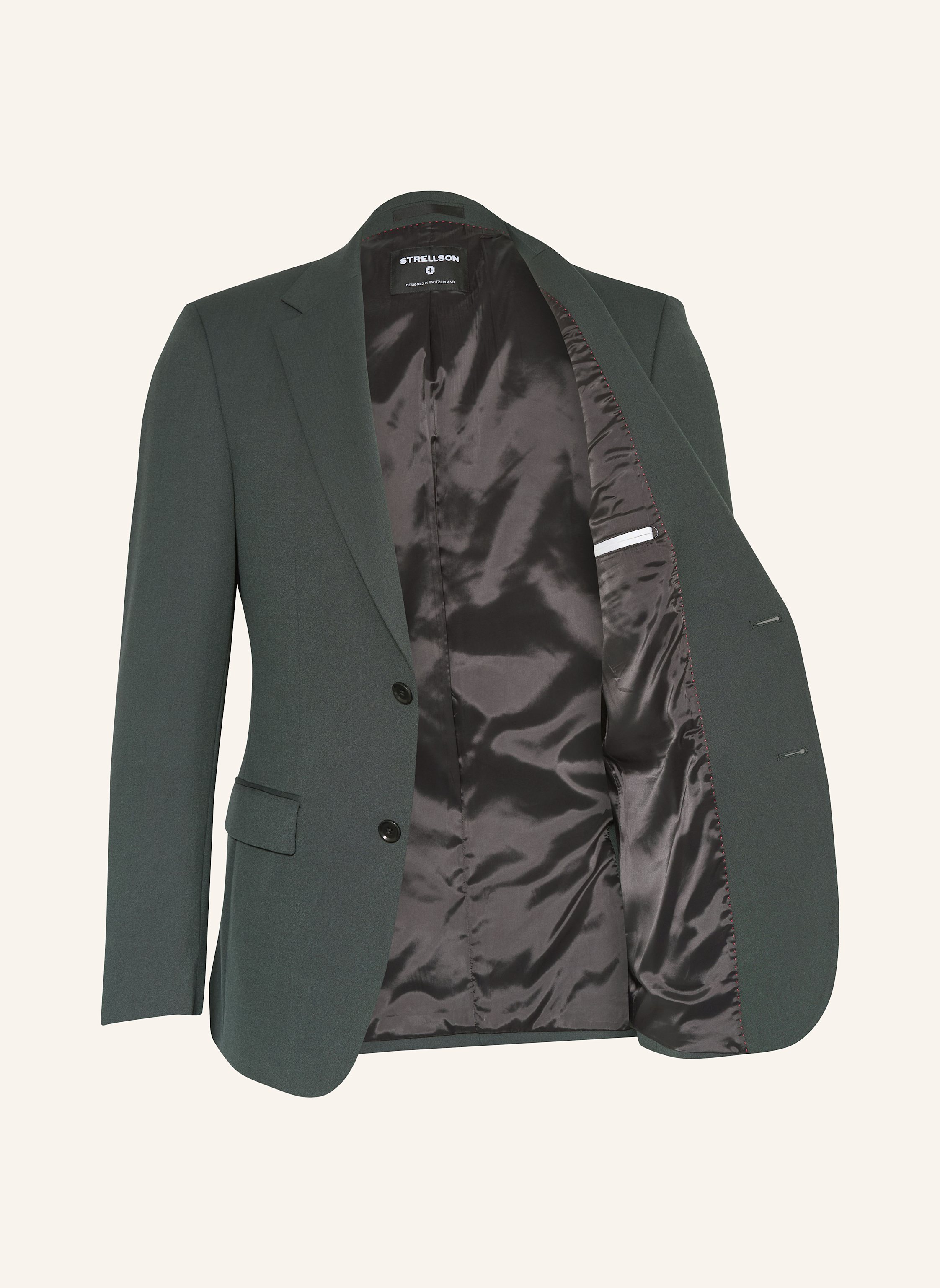 Thumbnail - Strellson Anzugsakko Alzer Slim Fit gruen