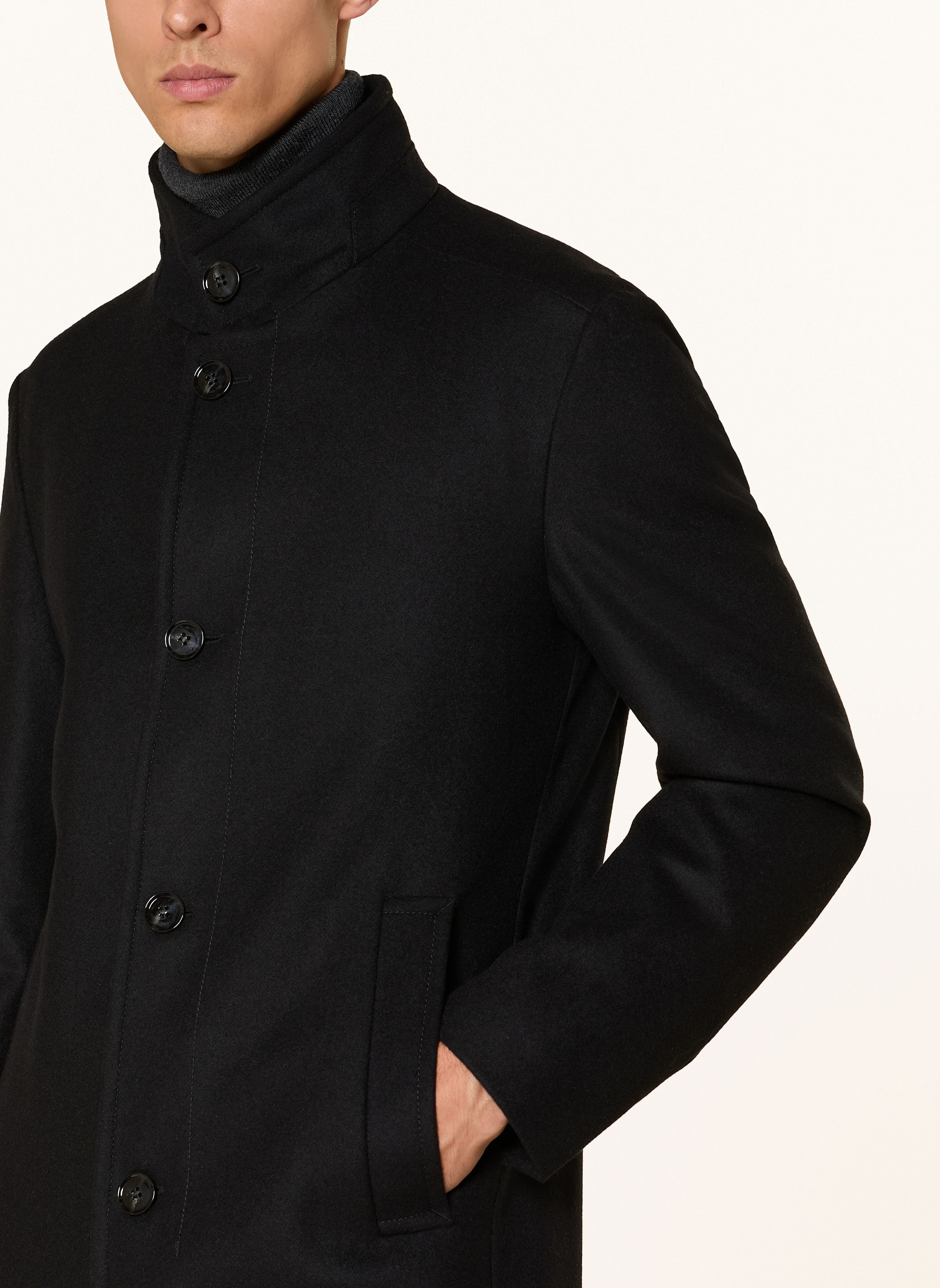 Thumbnail - Strellson Wollmantel Finchley 2.0 schwarz