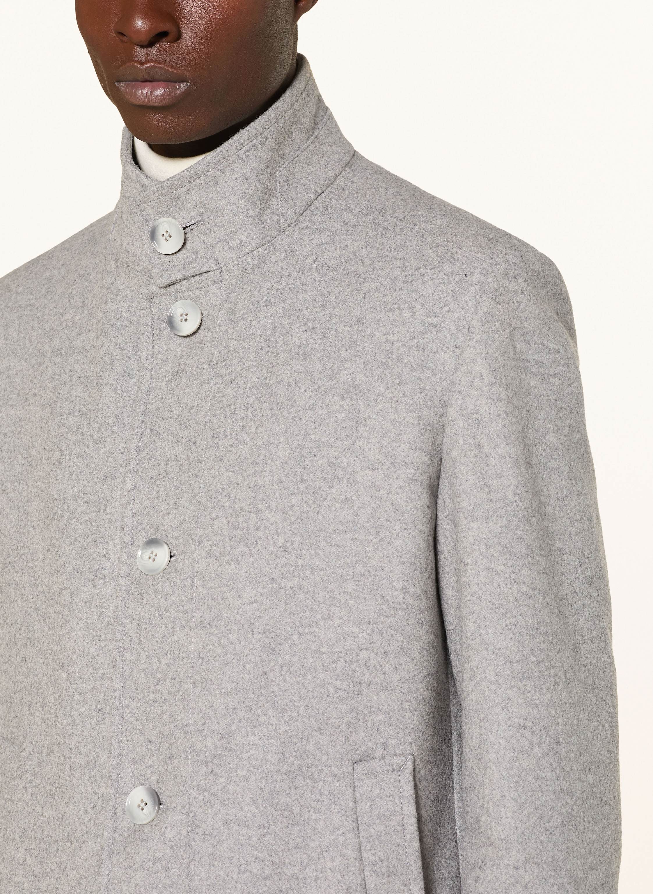 Thumbnail - Strellson Wollmantel Finchley 2.0 grau