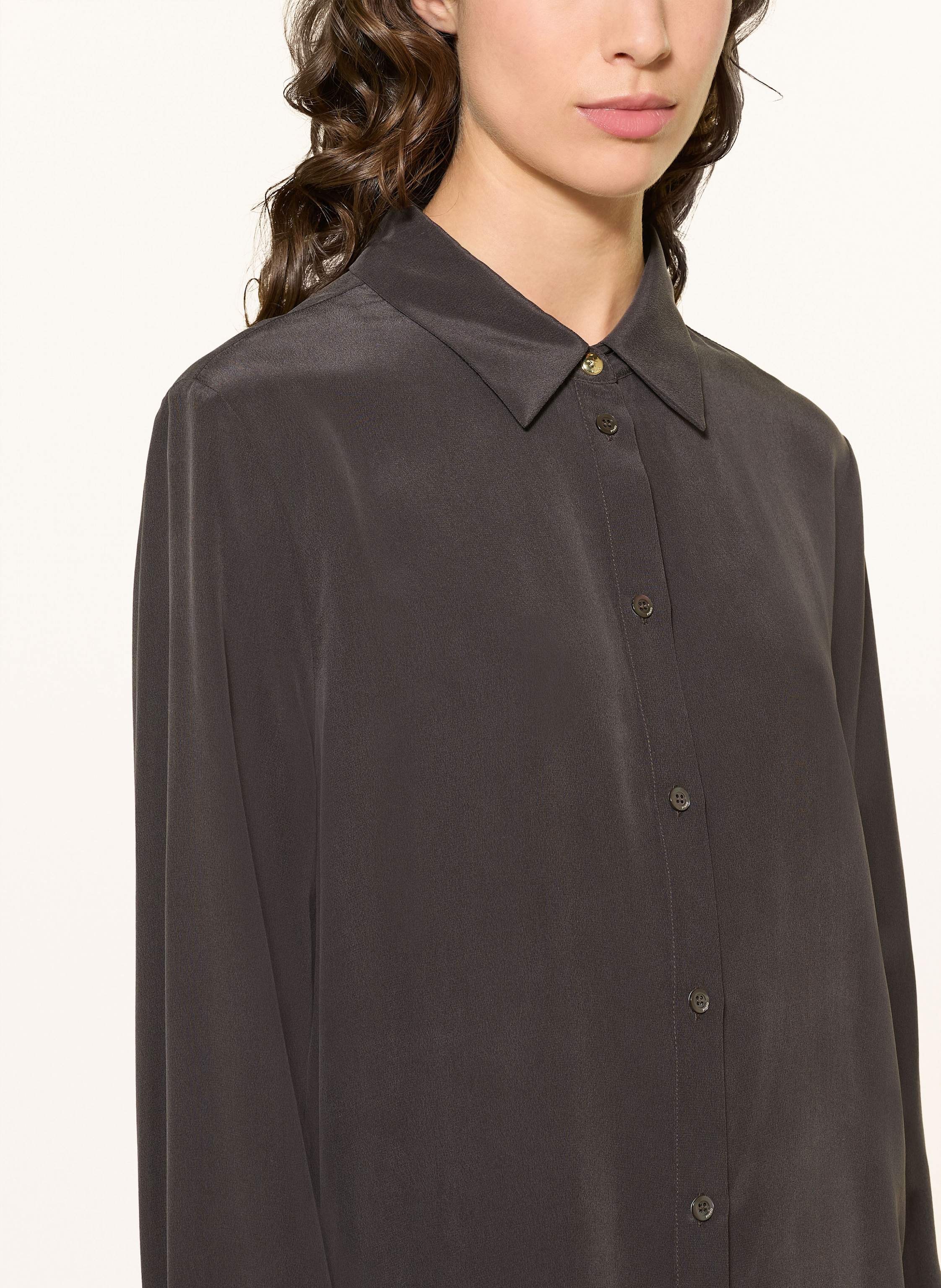 Thumbnail - Pinko Hemdbluse Crackers Aus Seide braun