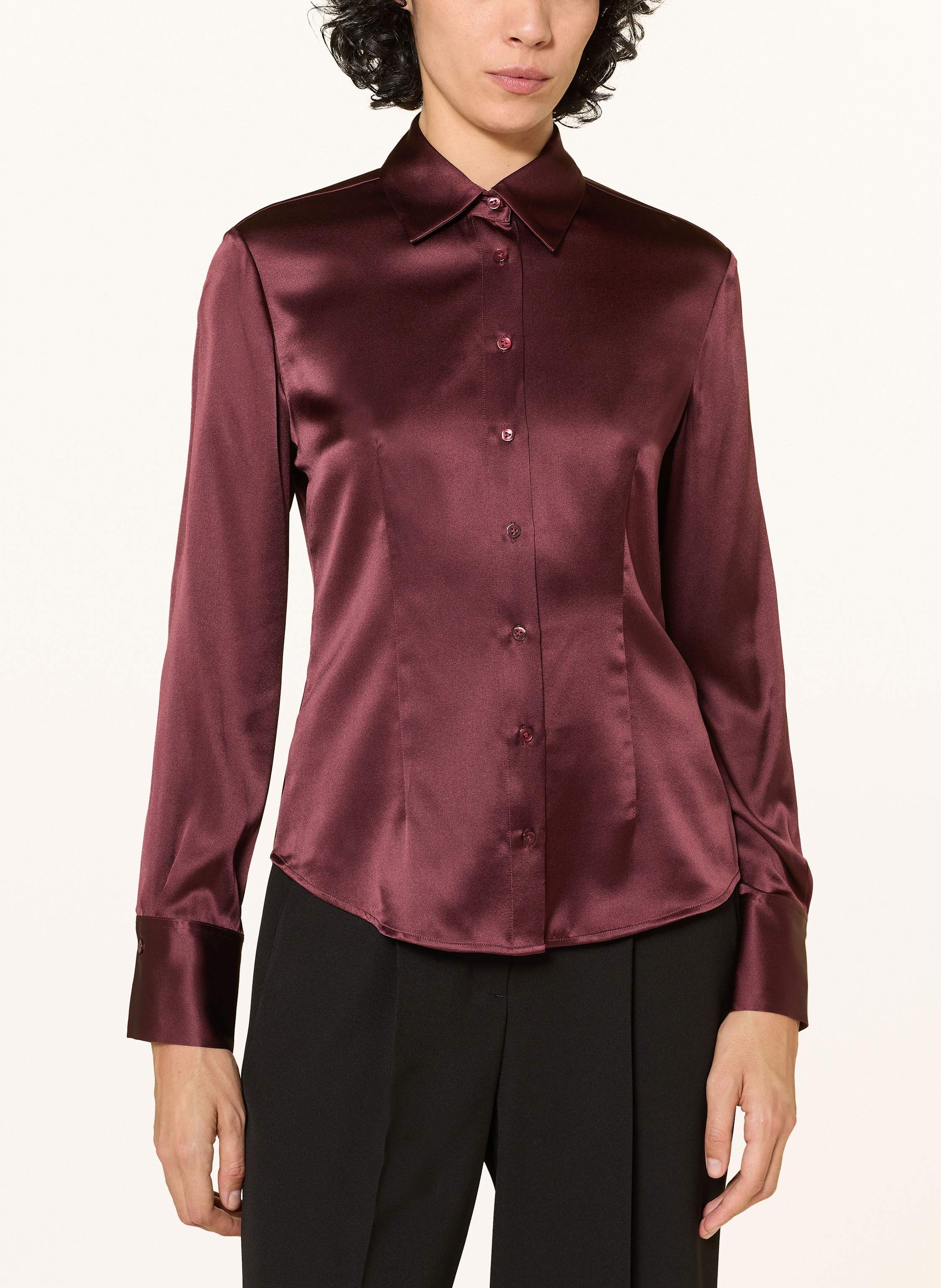 Thumbnail - Van Laack Hemdbluse Vl-Uliz-Xx Aus Seide rot