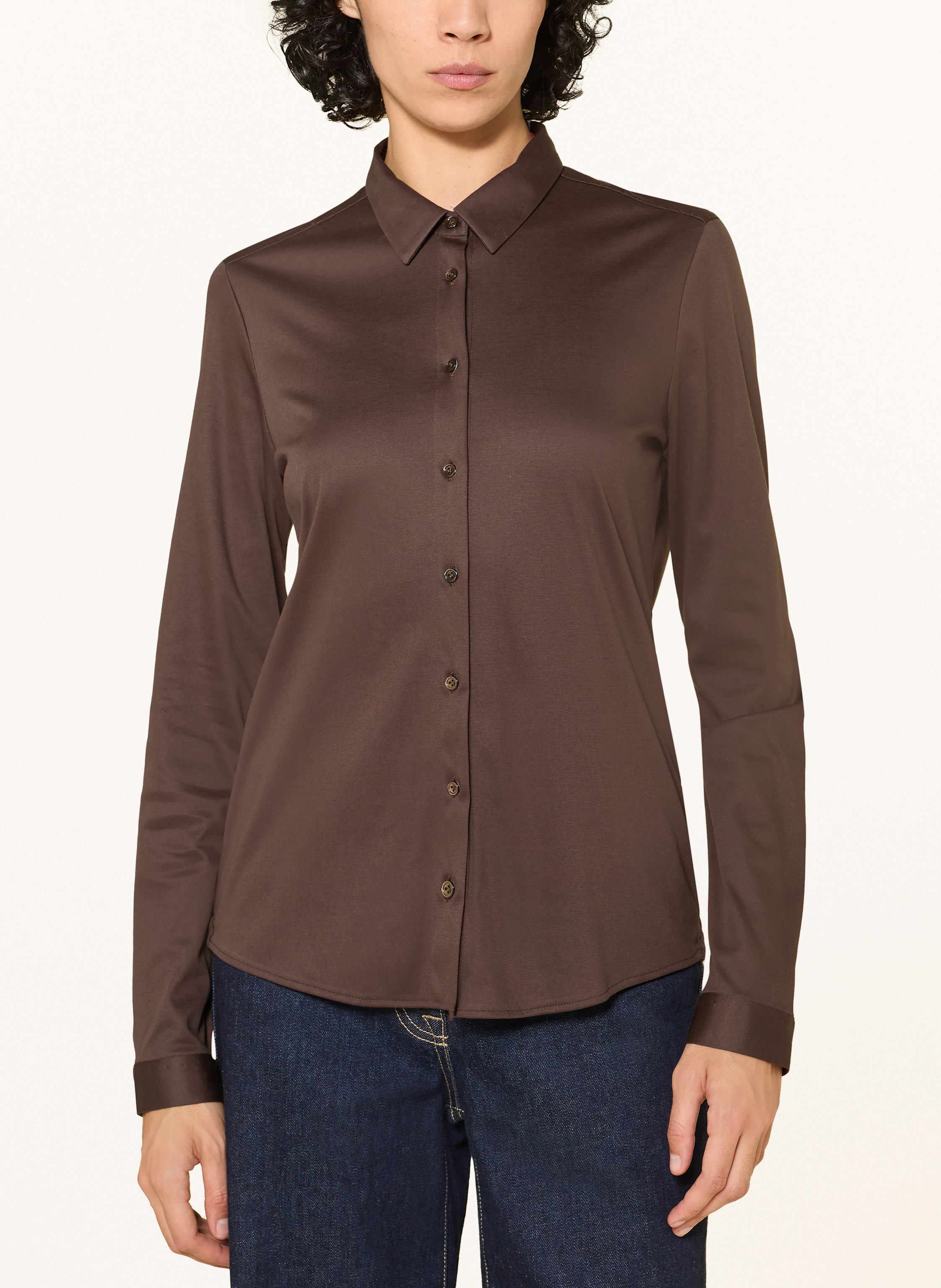 Thumbnail - Van Laack Hemdbluse Vl-Malis-Sv braun
