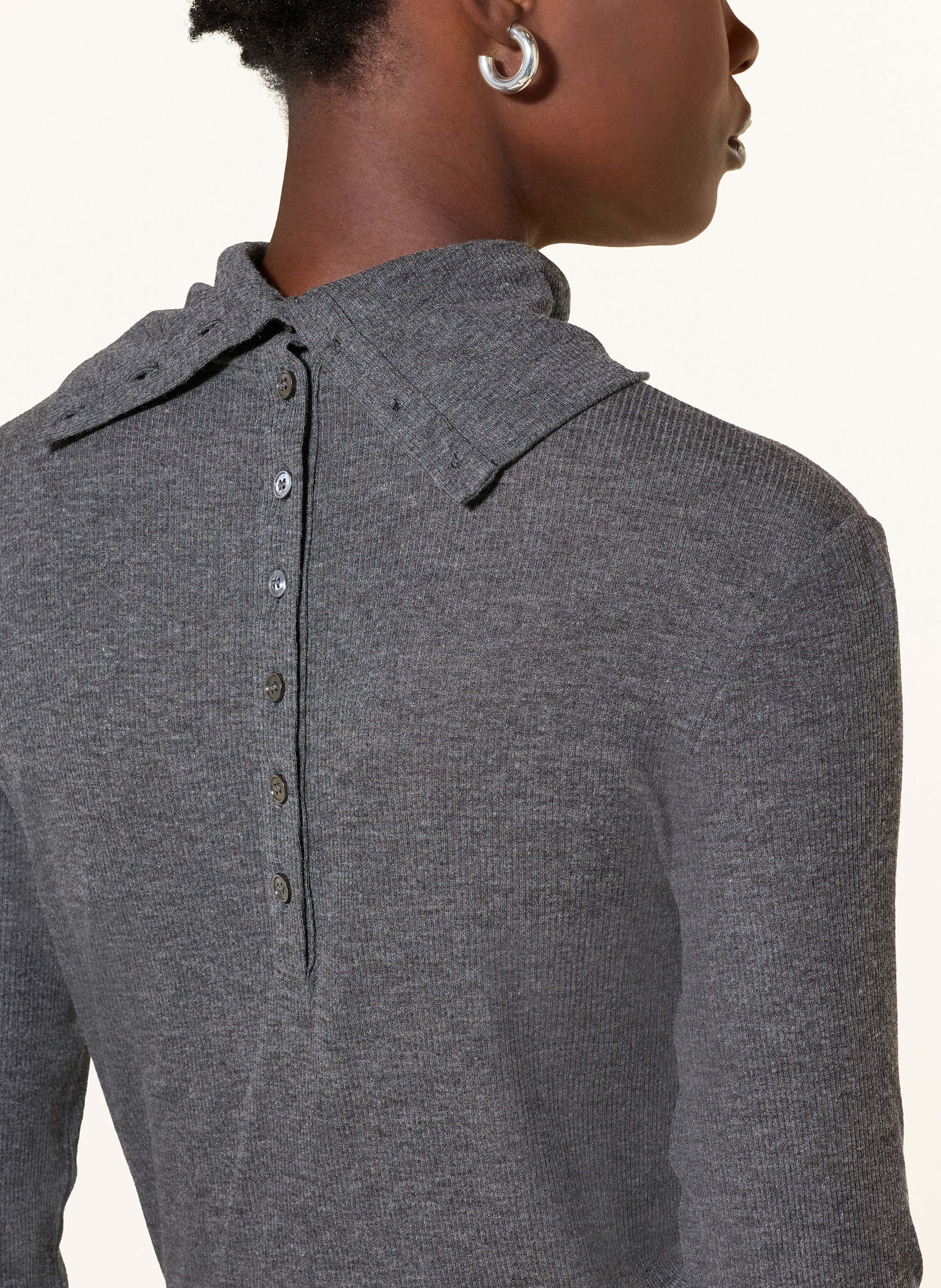 Thumbnail - Closed Rollkragenshirt grau