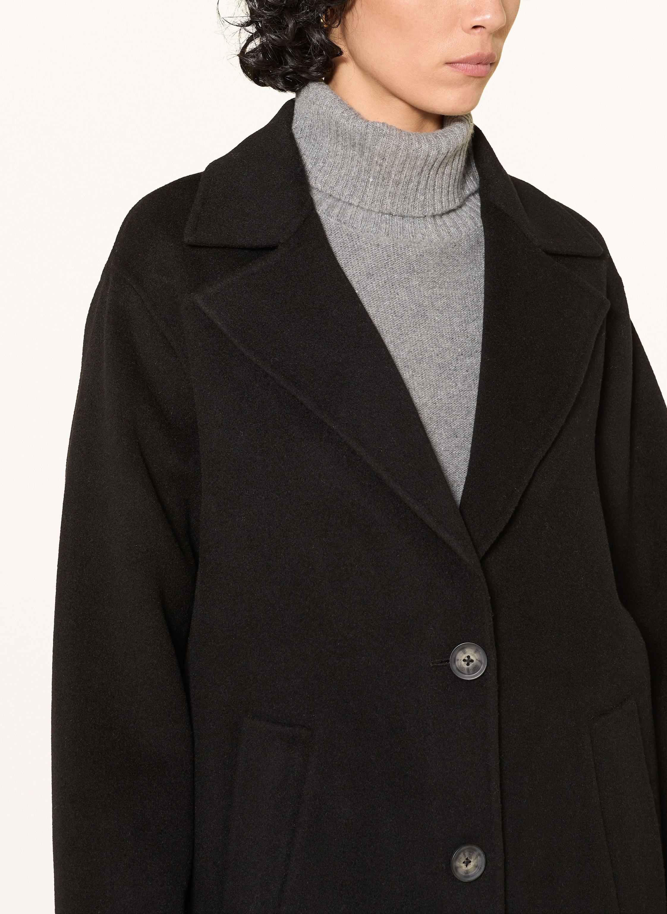 Thumbnail - Iq Studio Wollmantel schwarz