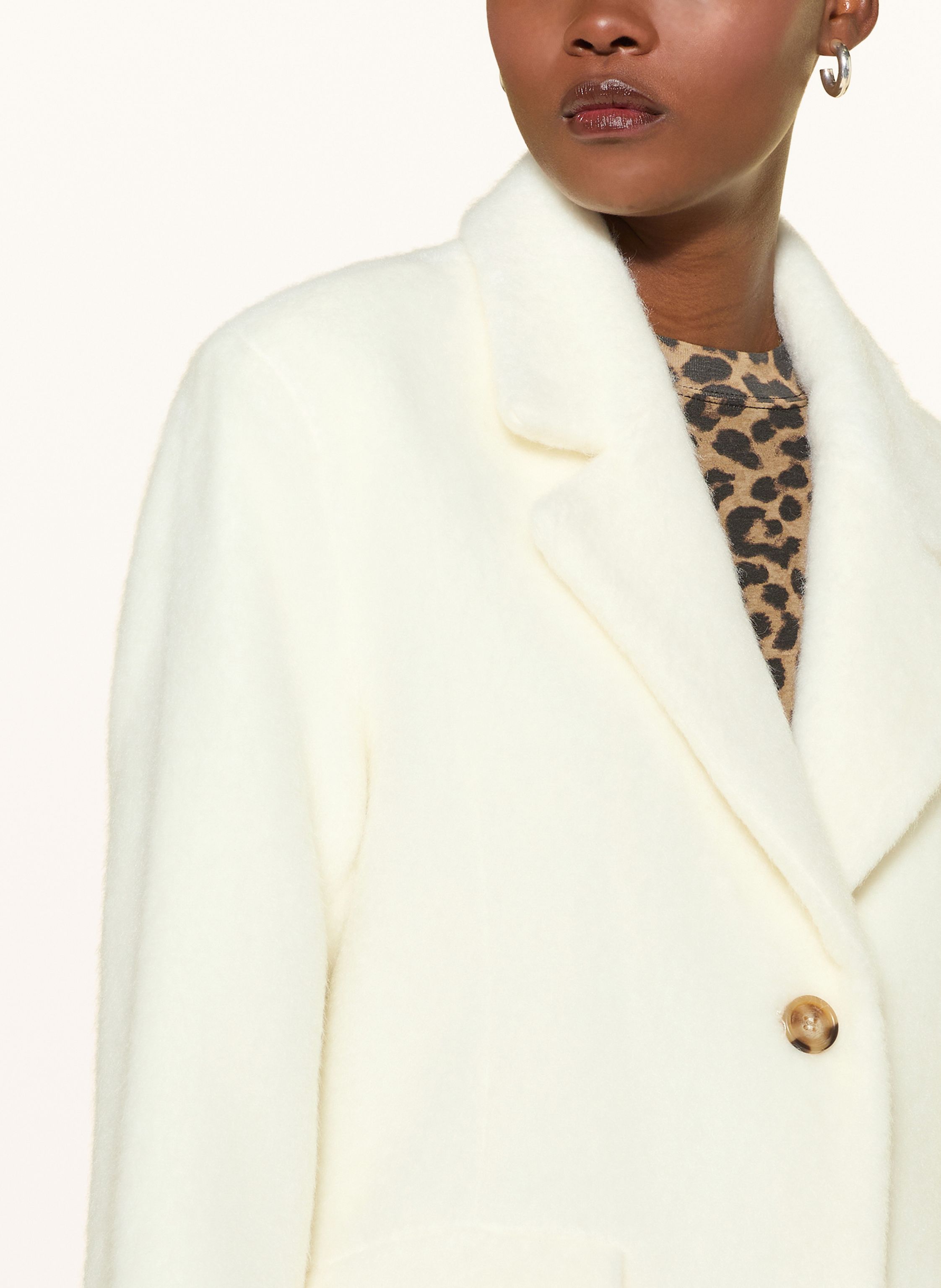 Thumbnail - Mrs & Hugs Kunstpelz-Jacke weiss