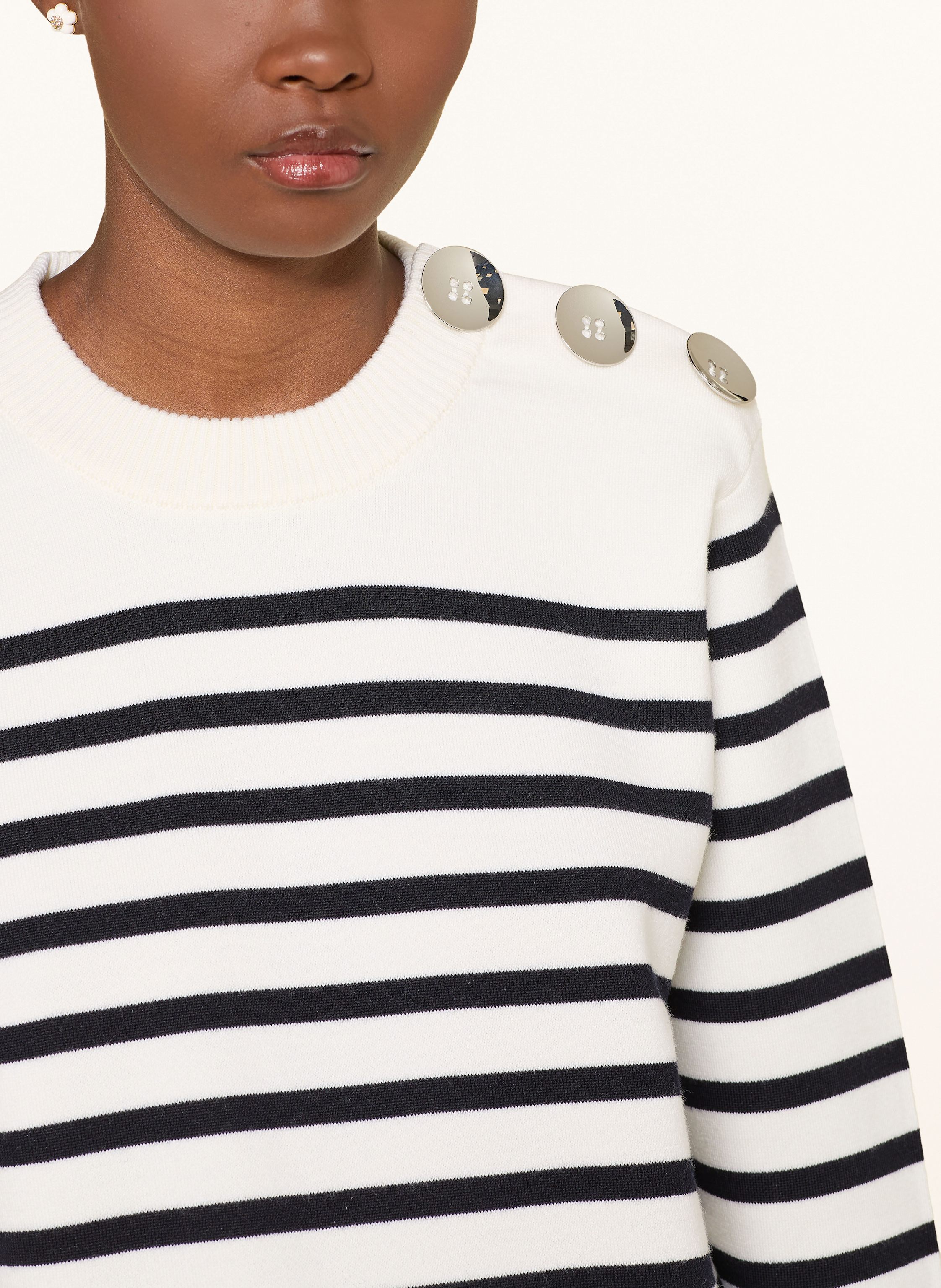 Thumbnail - Marc Jacobs Sweatshirt Breton Stripe weiss