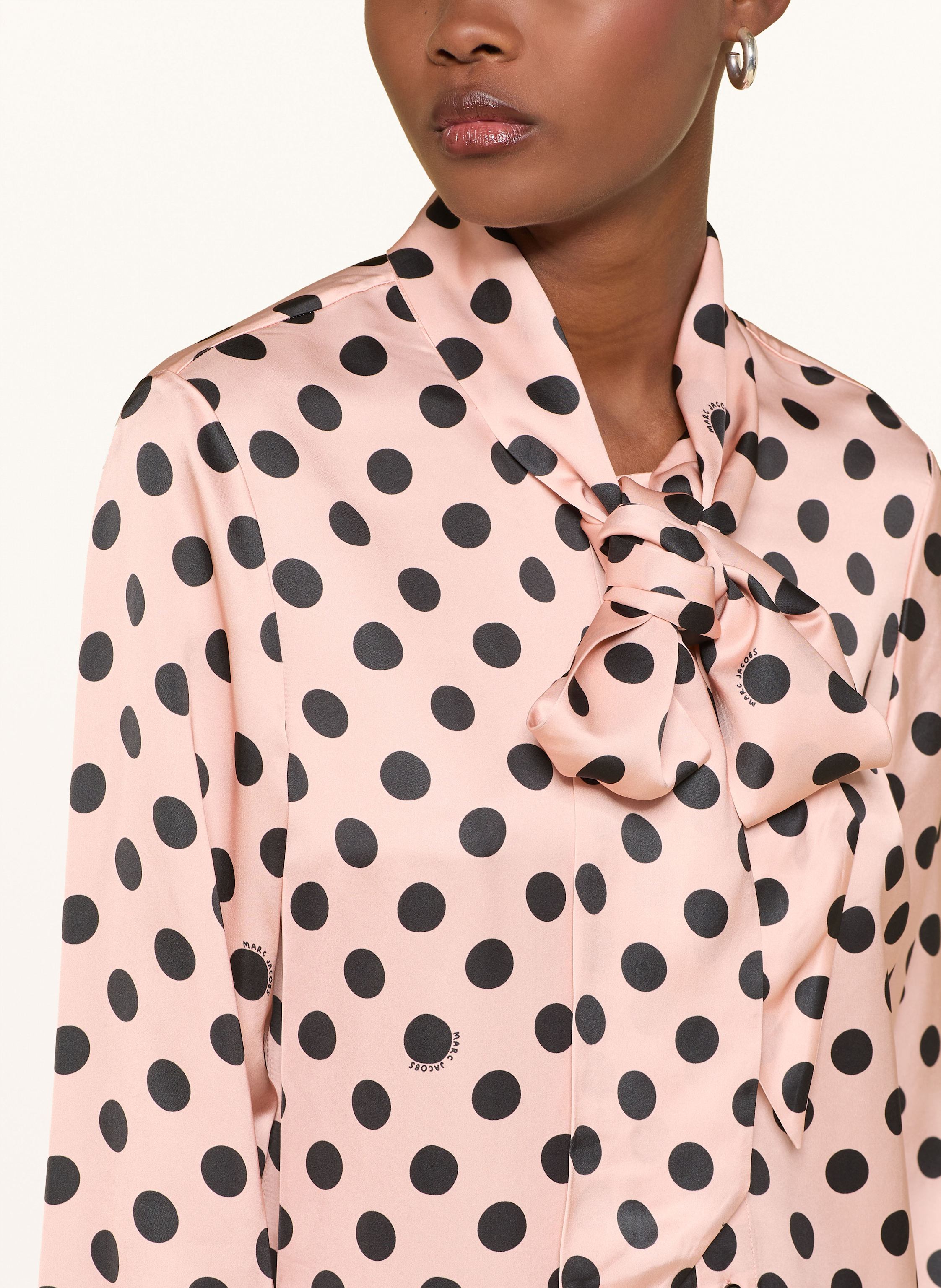 Thumbnail - Marc Jacobs Schluppenkleid Aus Satin rosa