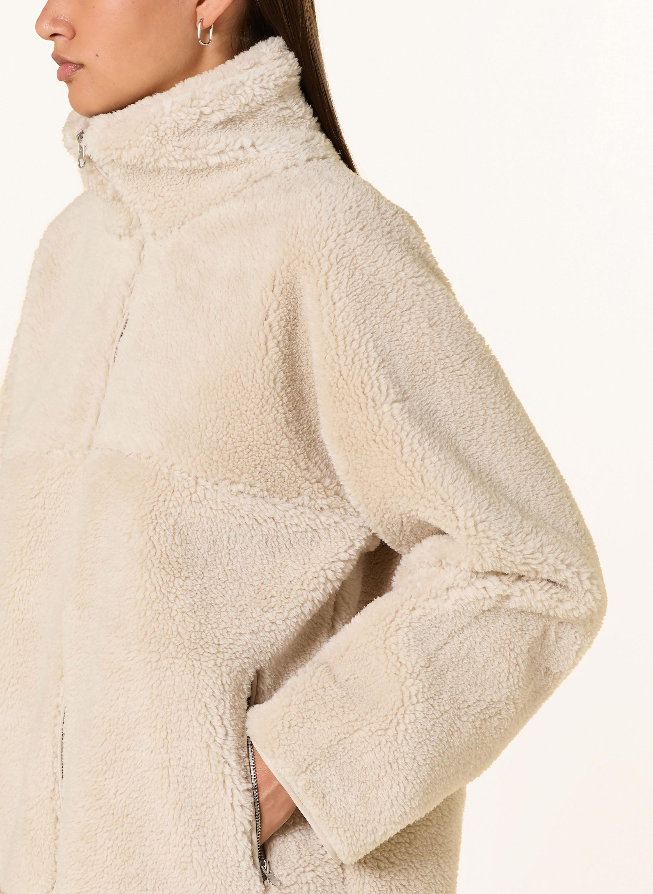 Thumbnail - Withblack Teddyfell-Jacke Pernille weiss