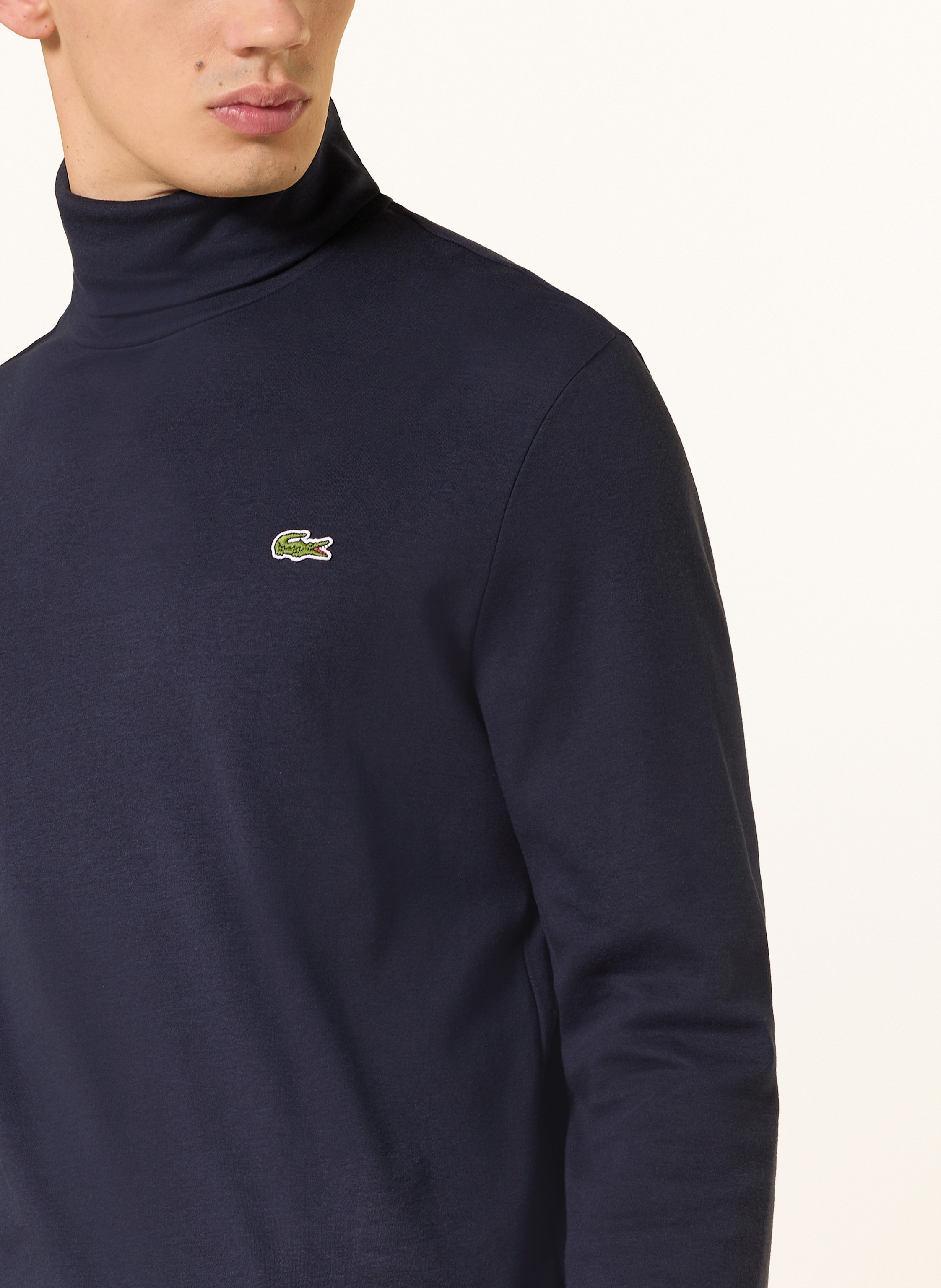 Thumbnail - Lacoste Rollkragenshirt blau