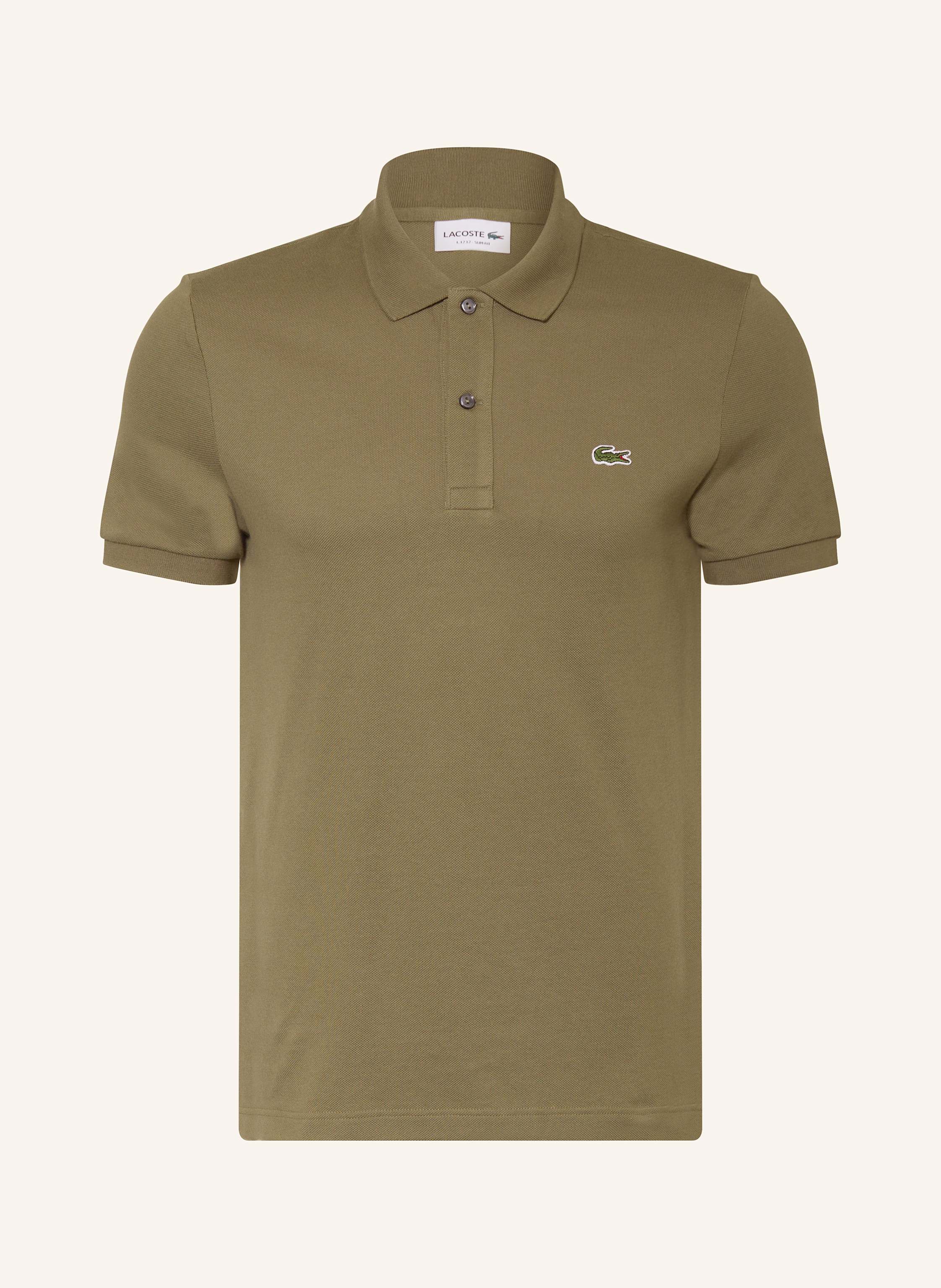 Lacoste Piqué-Poloshirt Slim Fit gruen