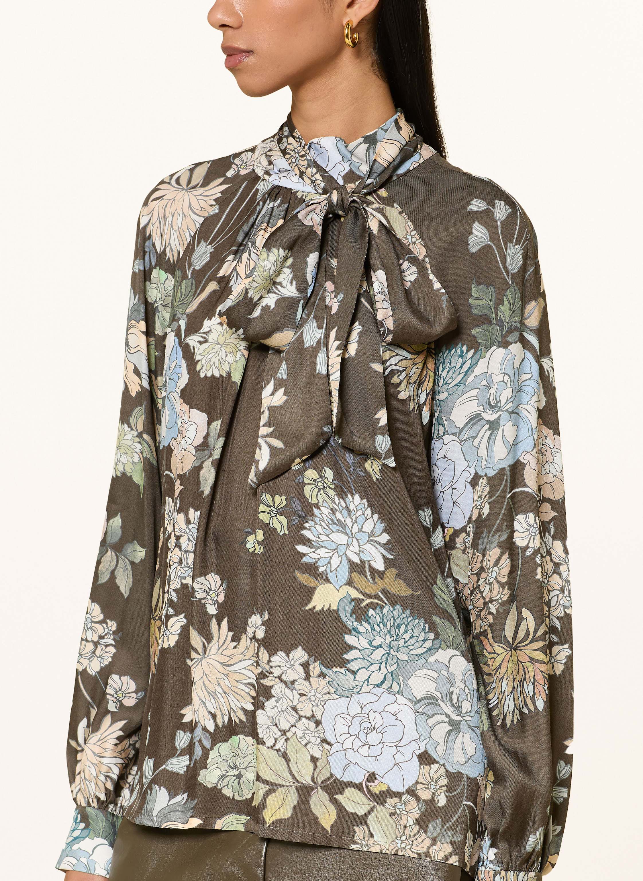 Thumbnail - Riani Blusenshirt Mit Abnehmbarer Schluppe braun