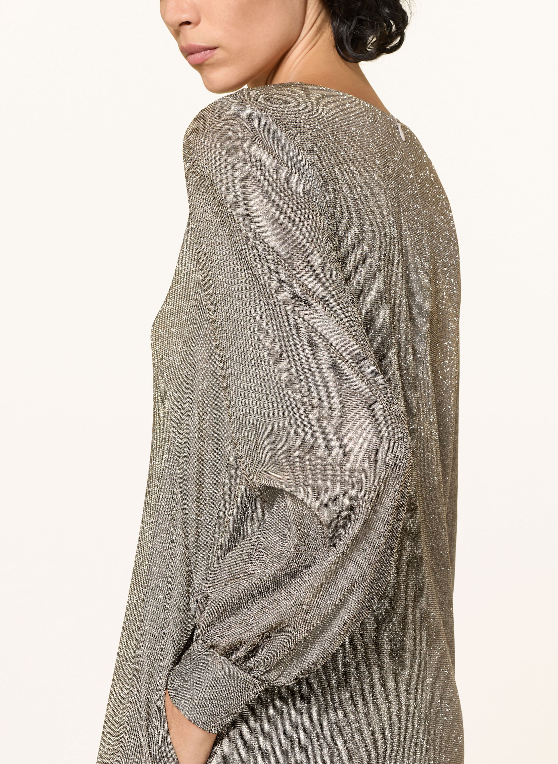 Thumbnail - Riani Kleid Mit Glitzergarn braun