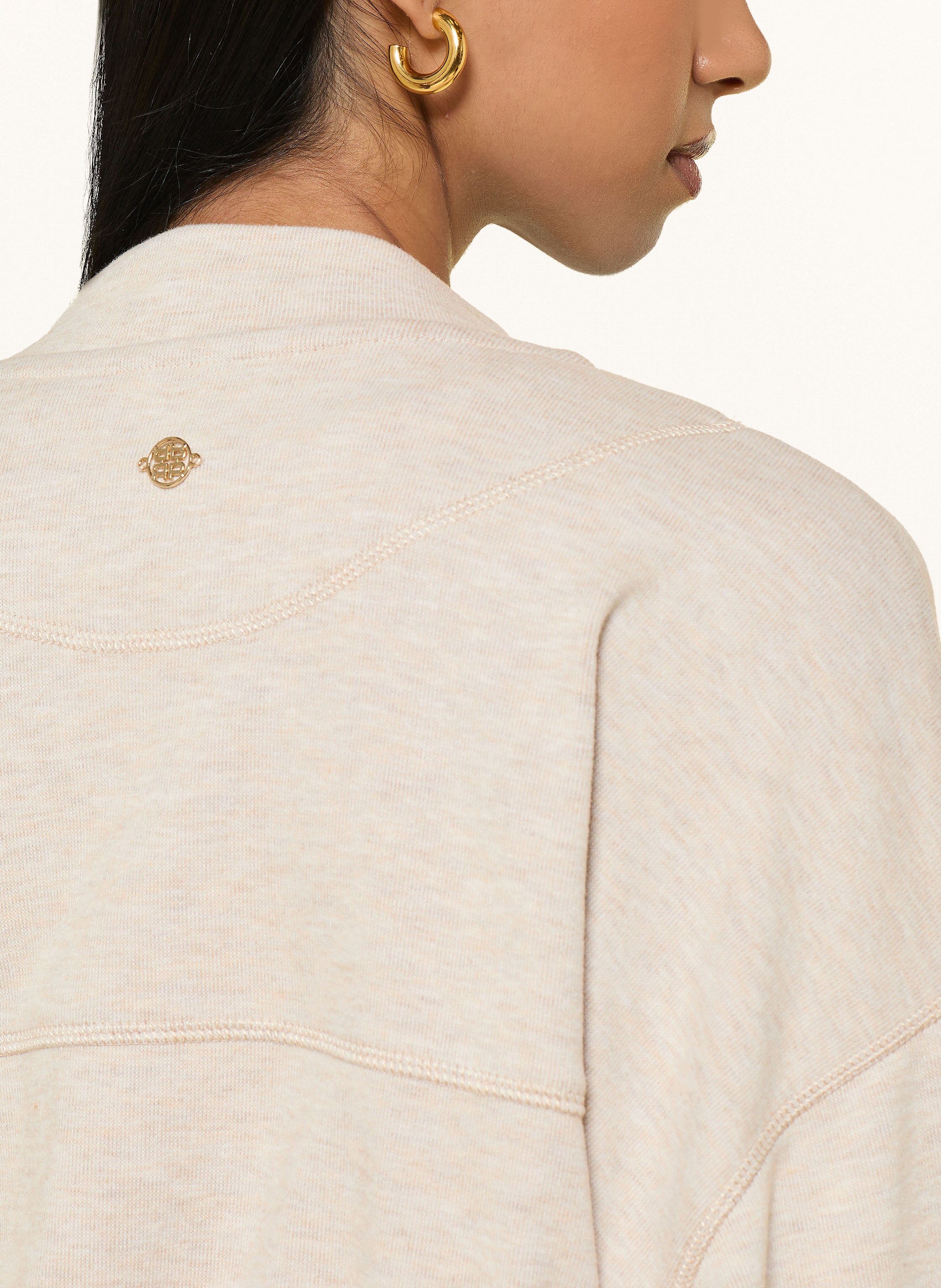 Thumbnail - Riani Sweatjacke Mit Glitzergarn beige