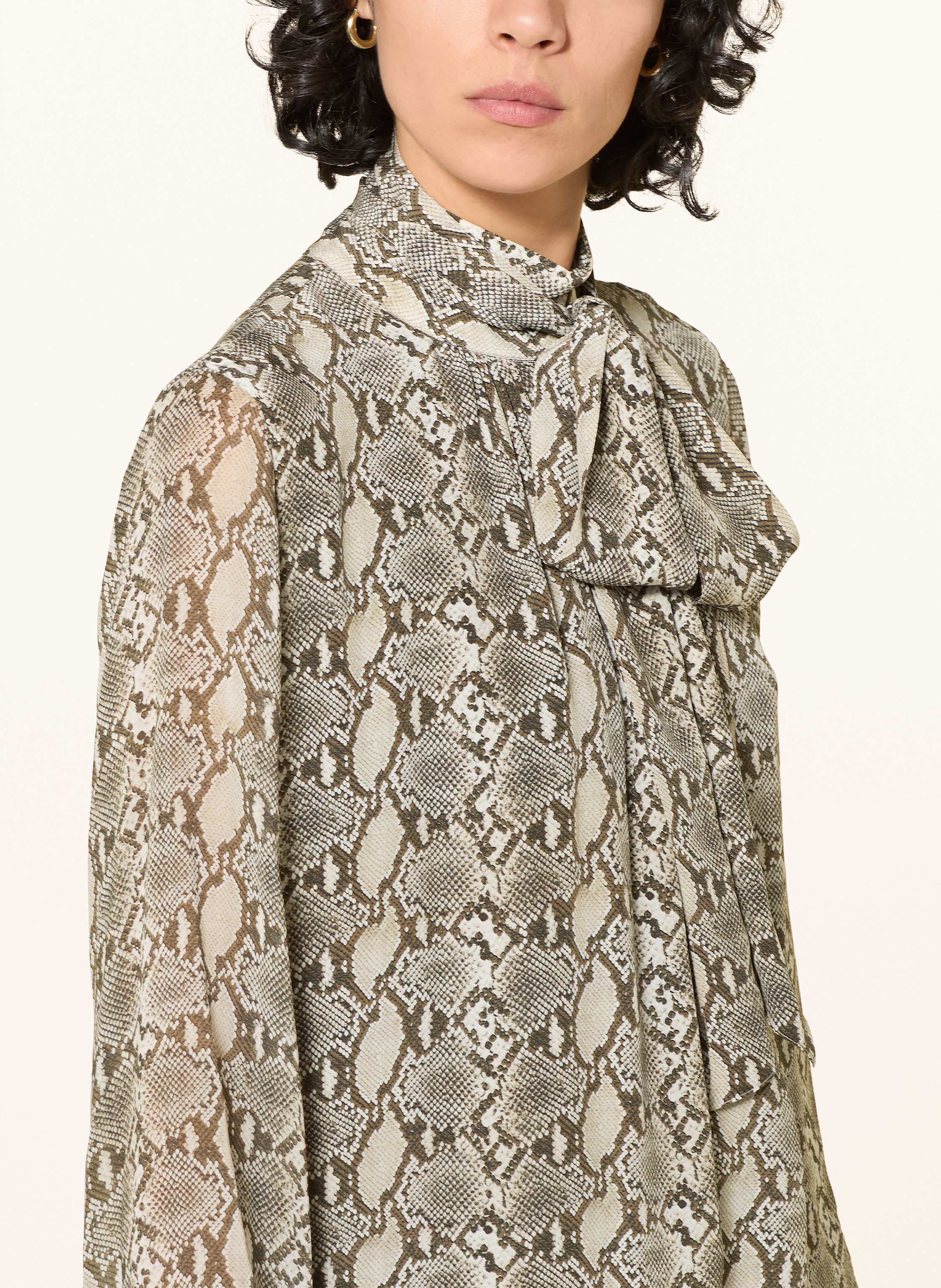 Thumbnail - Riani Kleid Mit Abnehmbarer Schluppe braun