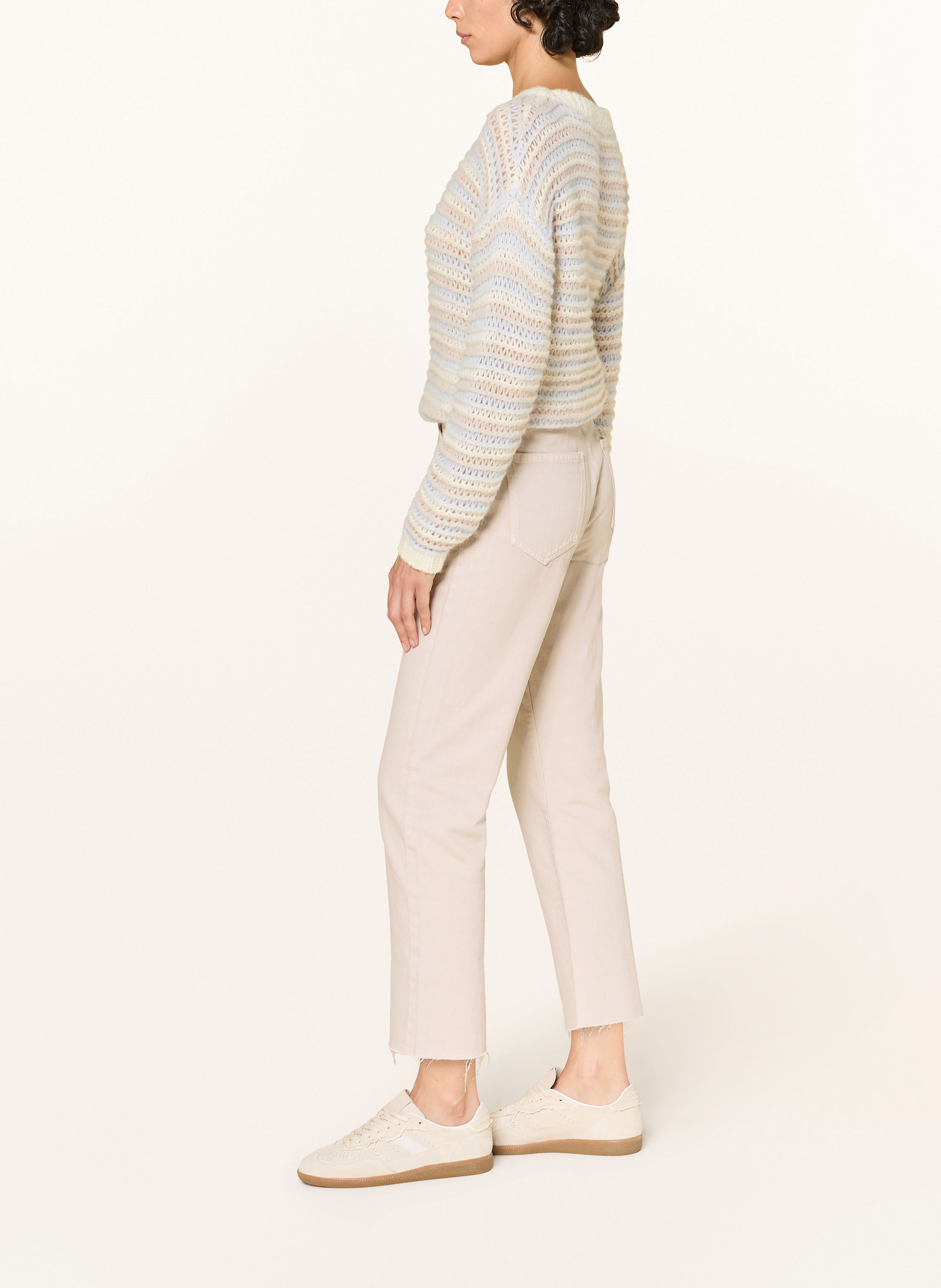 Thumbnail - Riani Straight Leg Jeans beige
