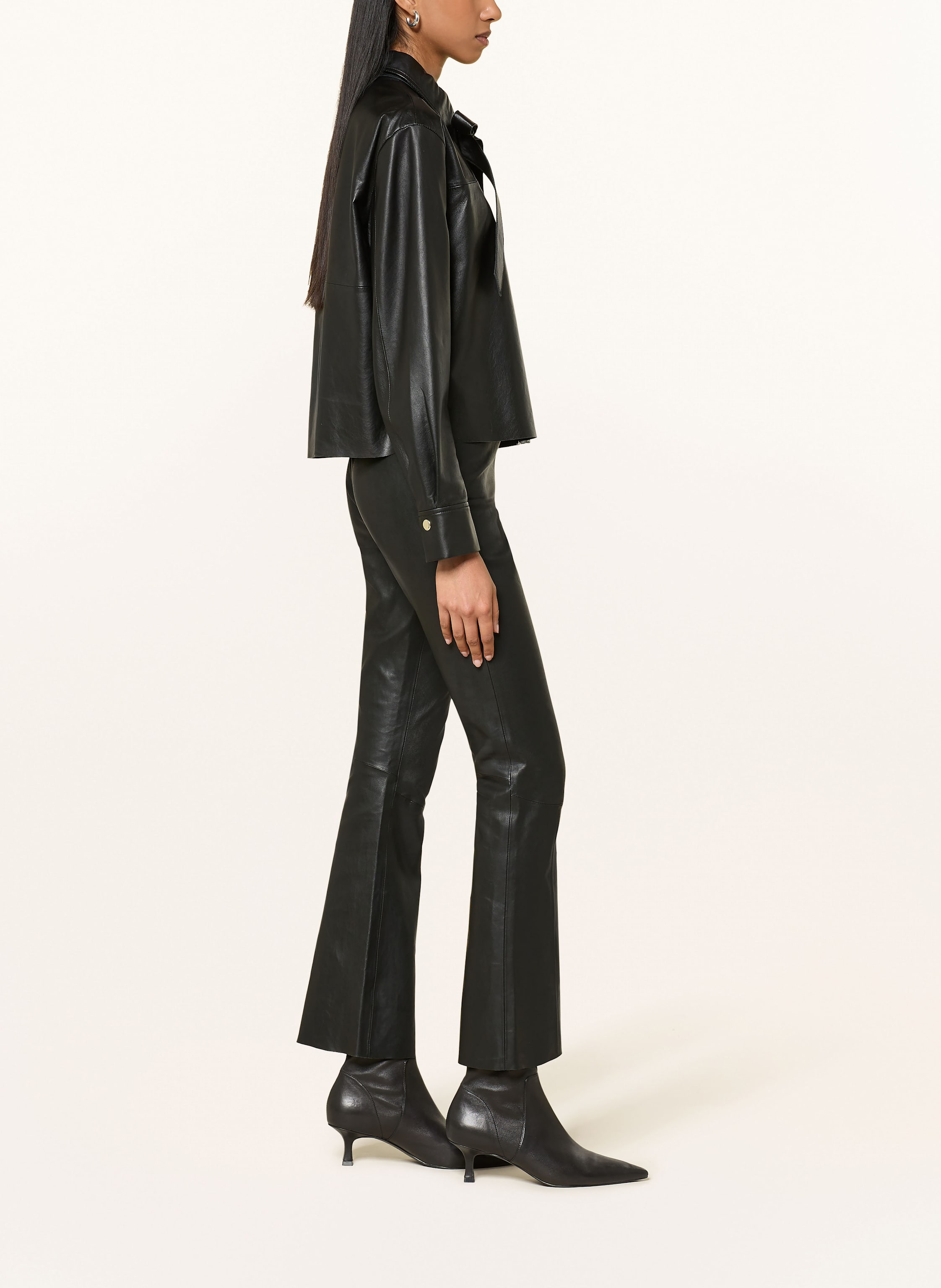 Thumbnail - Riani Lederhose schwarz