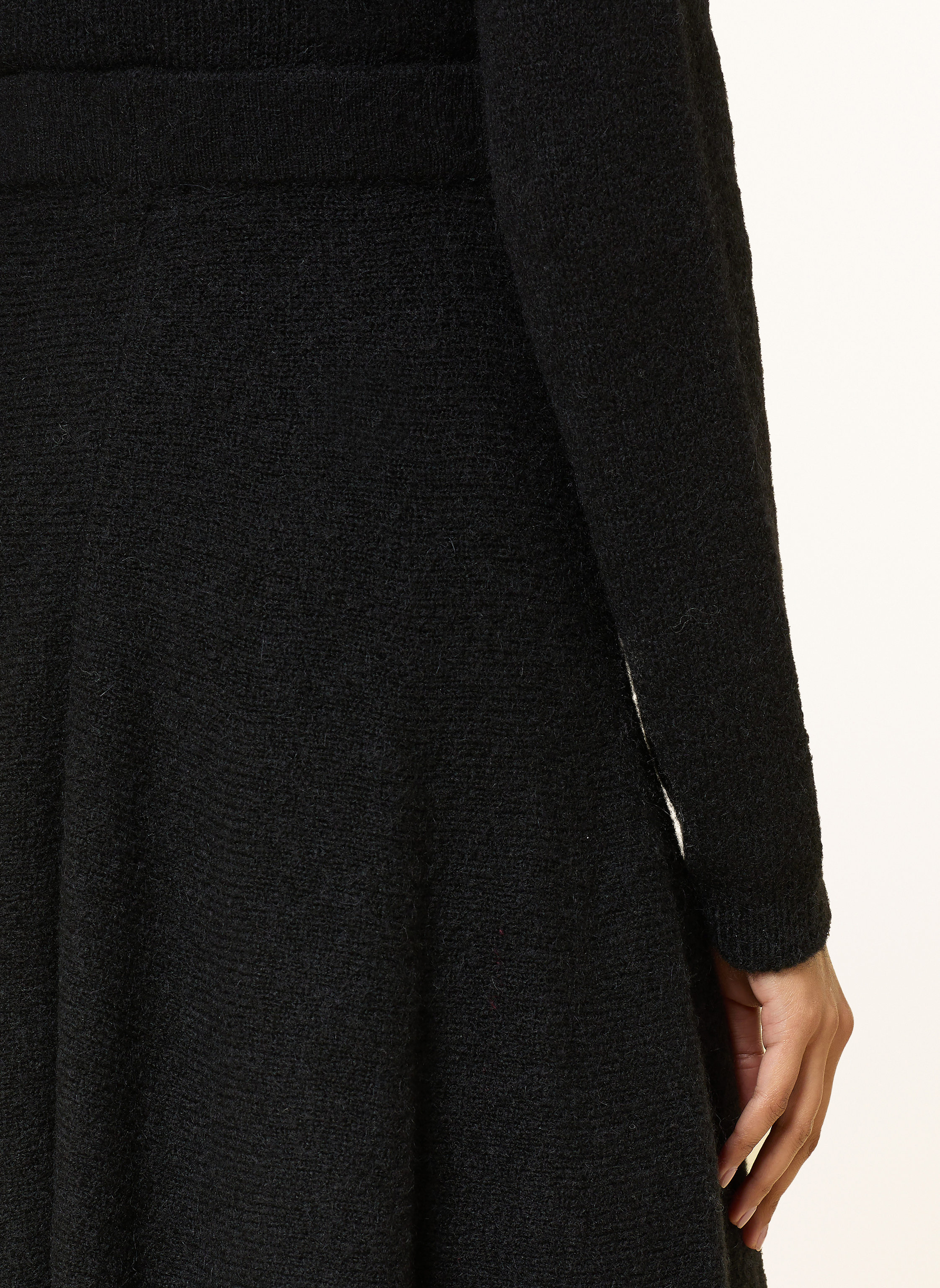 Thumbnail - Riani Strickrock Mit Alpaka schwarz