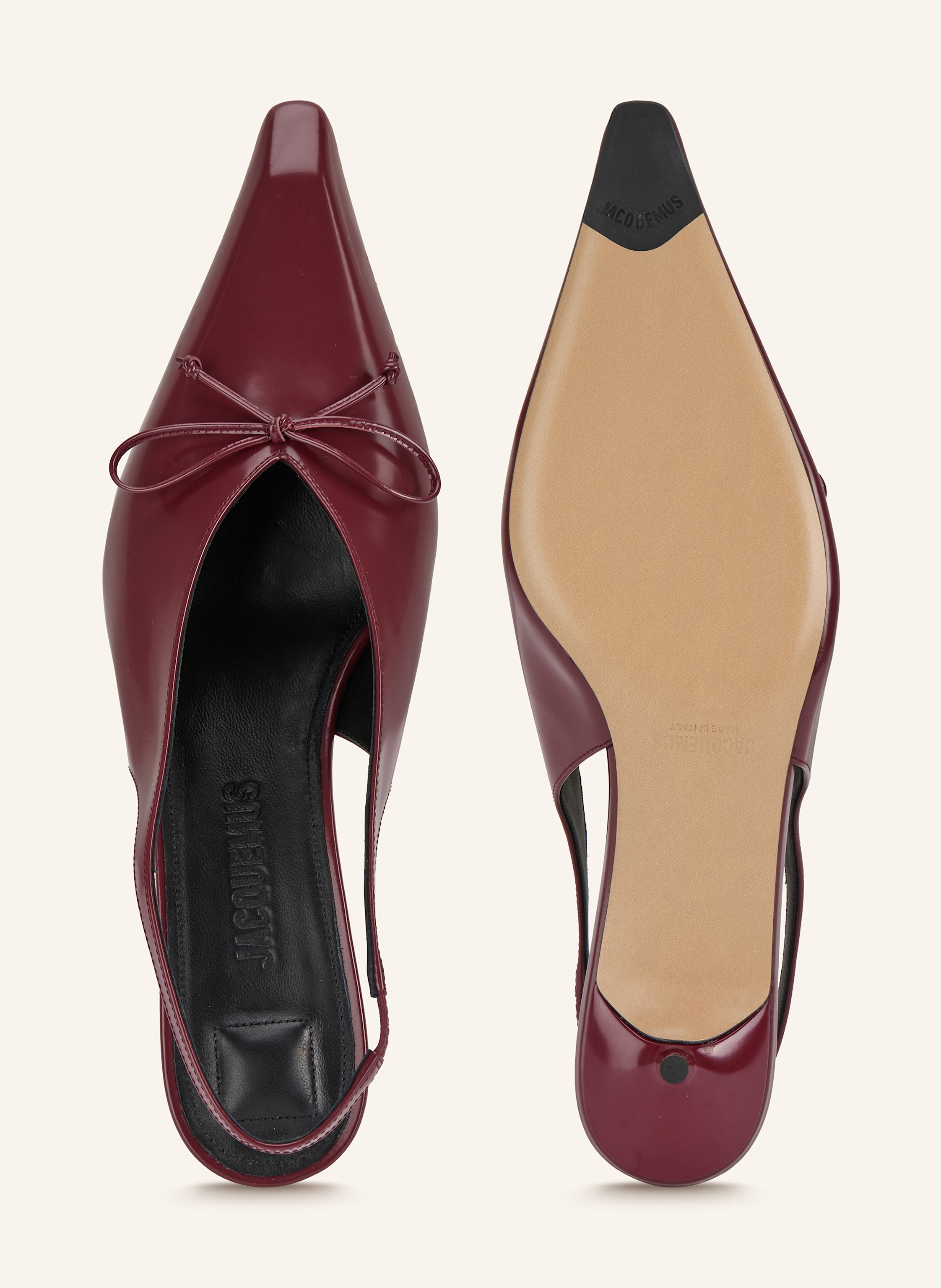 Thumbnail - Jacquemus Slingpumps Les Slingbacks Cubisto braun