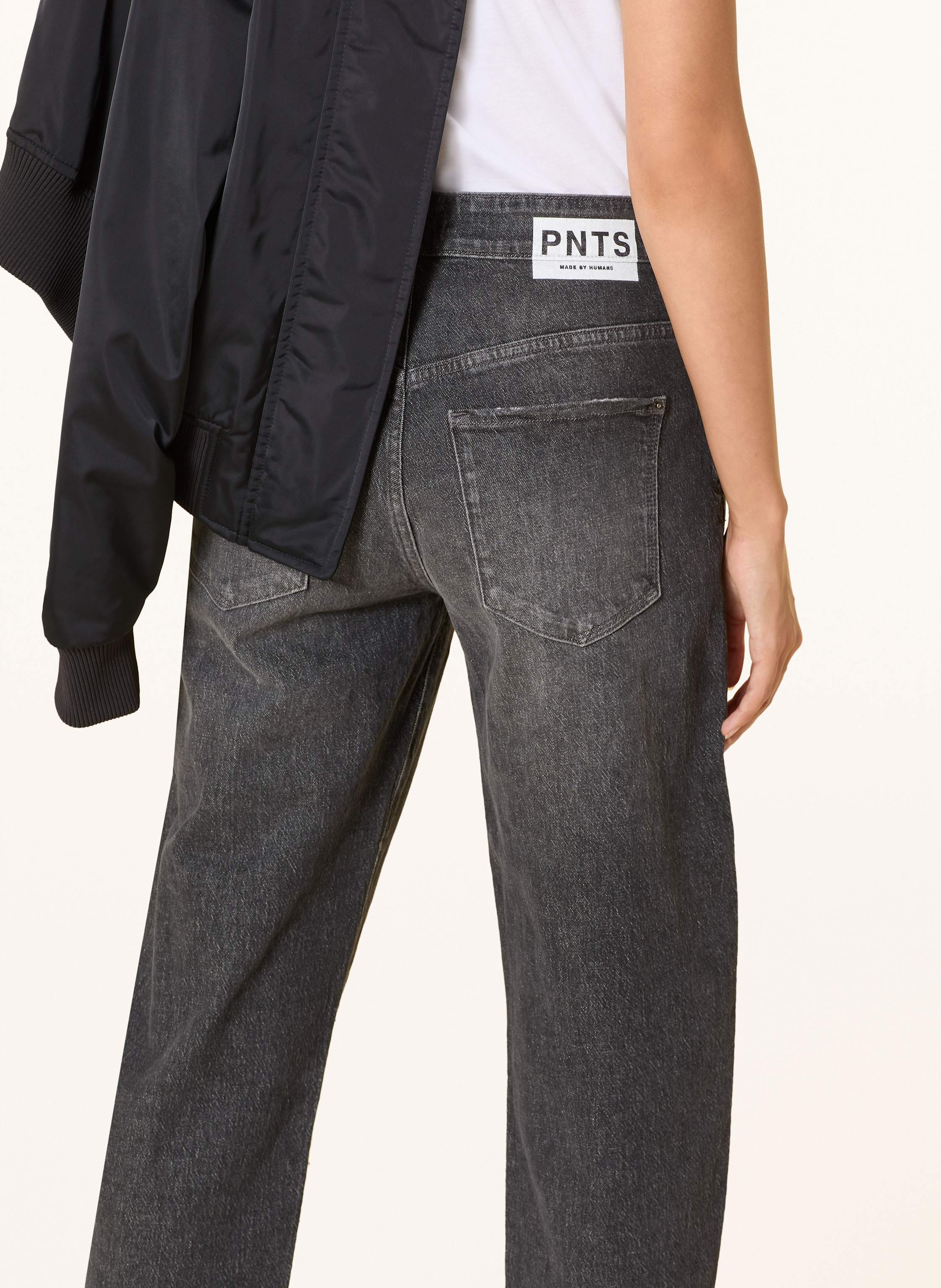 Thumbnail - Pnts Barrel Jeans The O Shape grau