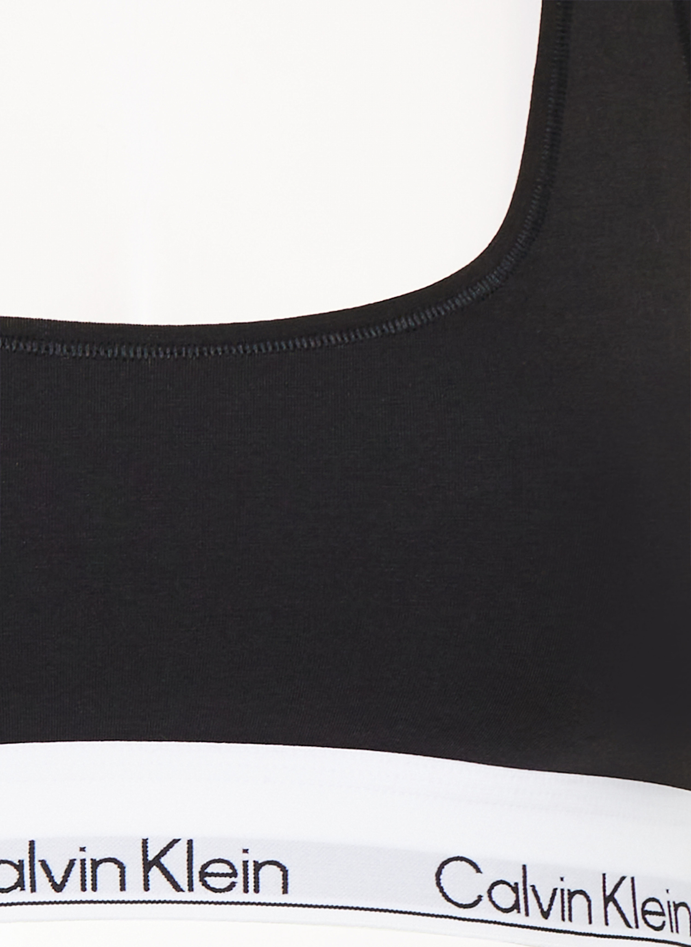 Thumbnail - Calvin Klein Bustier Icon Cotton Modal schwarz