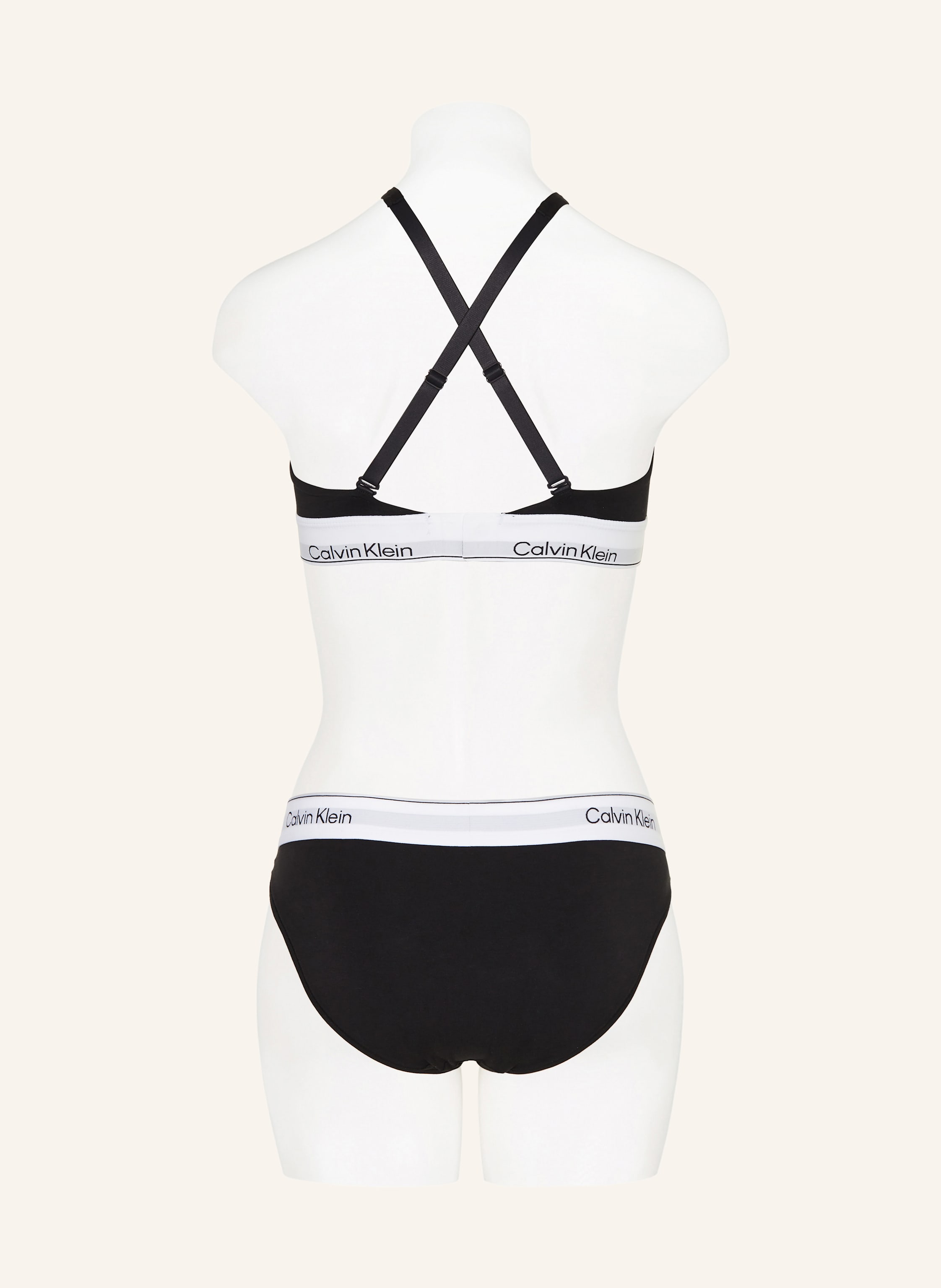 Thumbnail - Calvin Klein Bustier Icon Cotton Modal schwarz