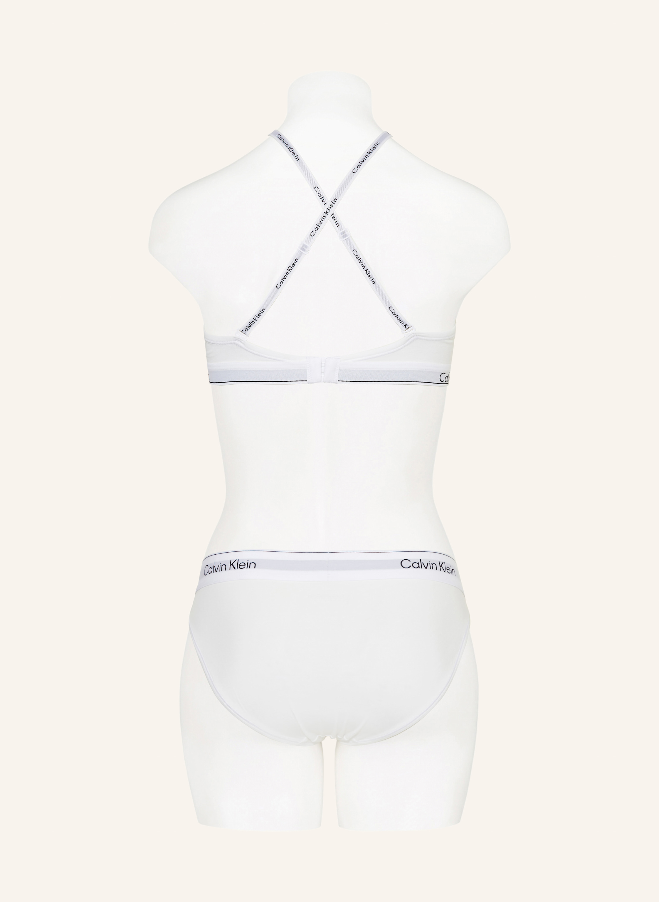 Thumbnail - Calvin Klein Bügel-Bh Icon Cotton Modal weiss