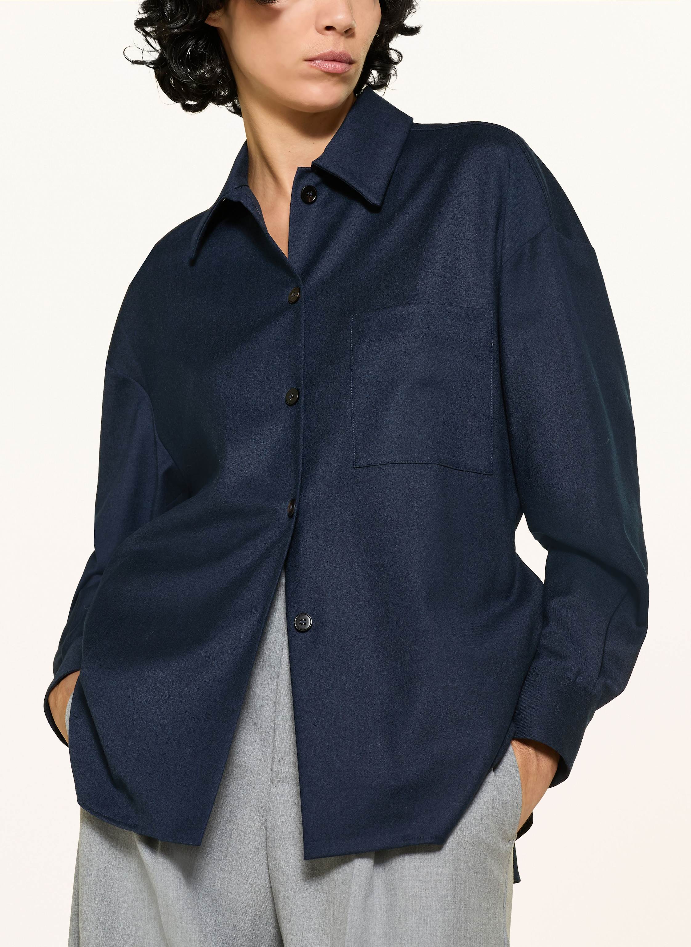 Thumbnail - Antonelli Firenze Overshirt Cheesecake blau