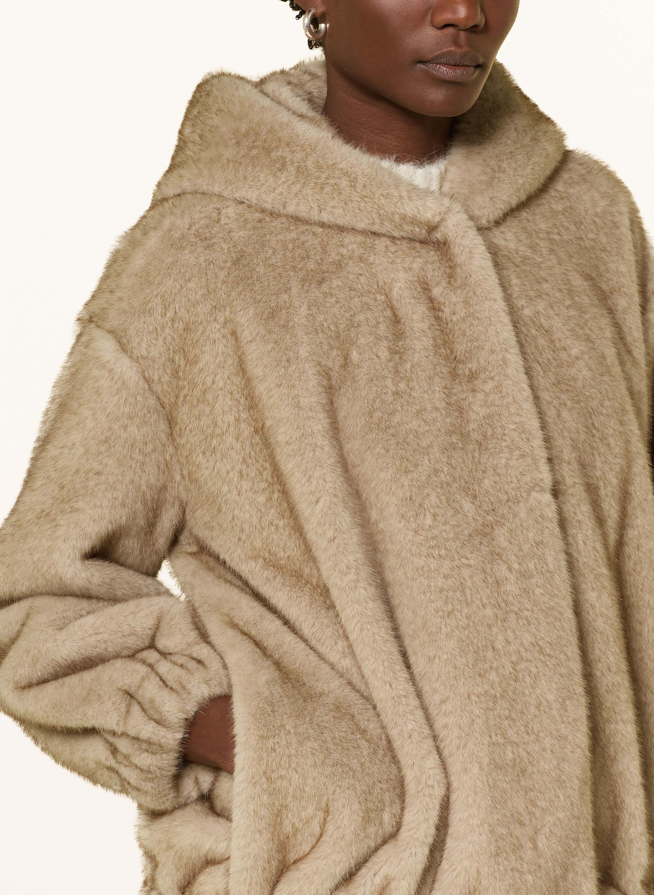 Thumbnail - Antonelli Firenze Kunstpelz-Jacke Girella beige