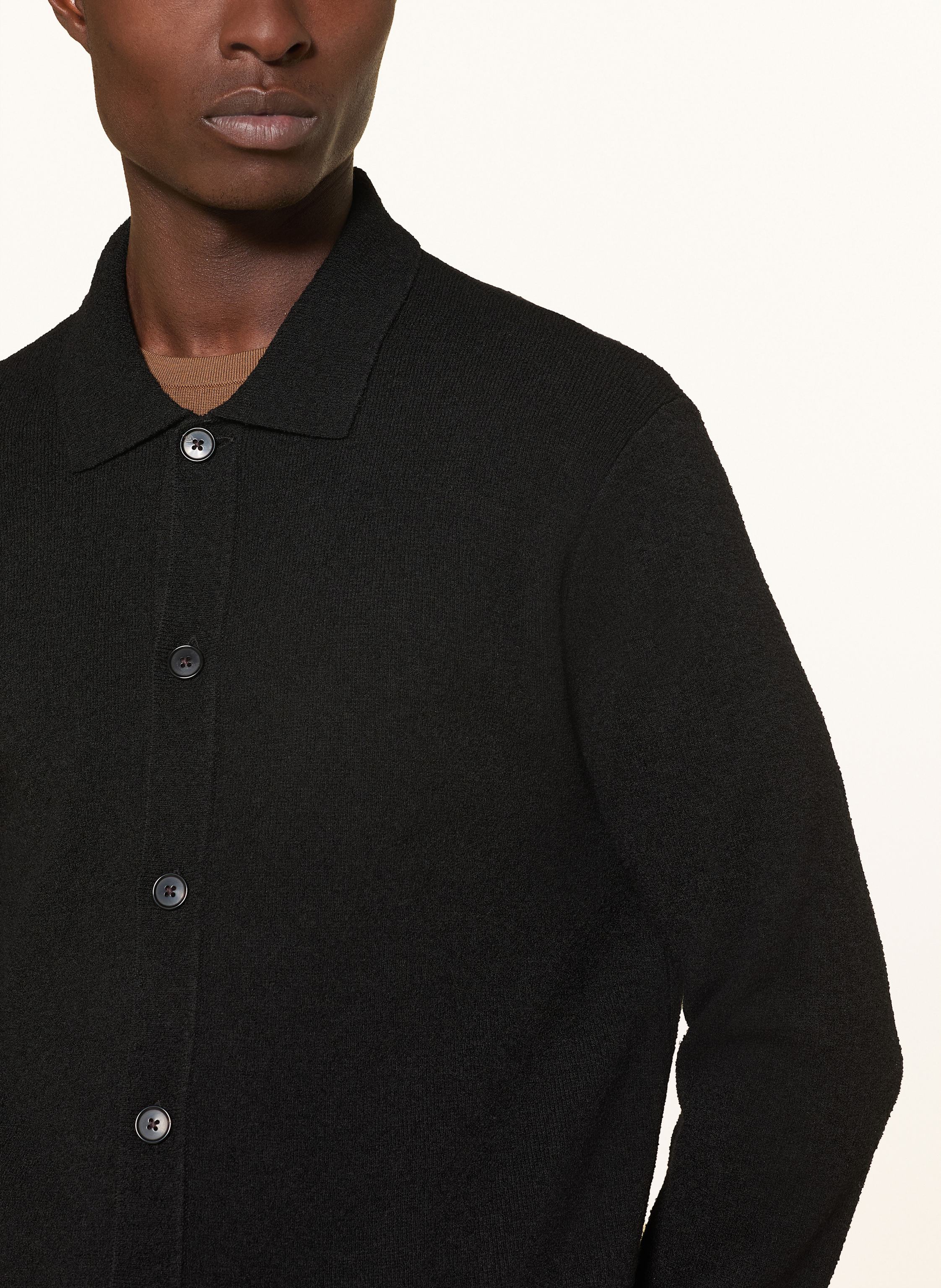 Thumbnail - Calvin Klein Strickjacke Aus Bouclé schwarz