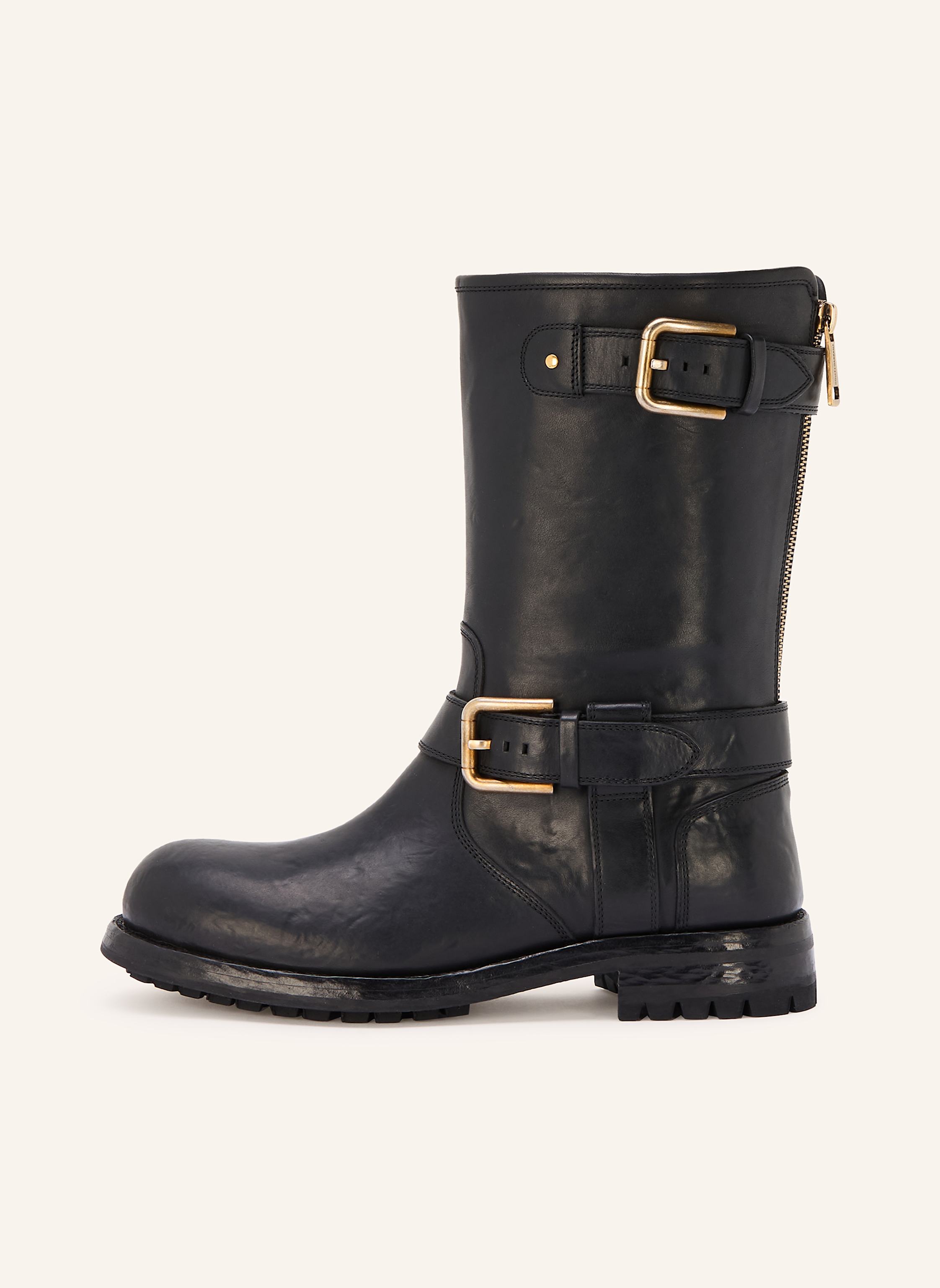 Thumbnail - Dolce & Gabbana Biker Boots schwarz