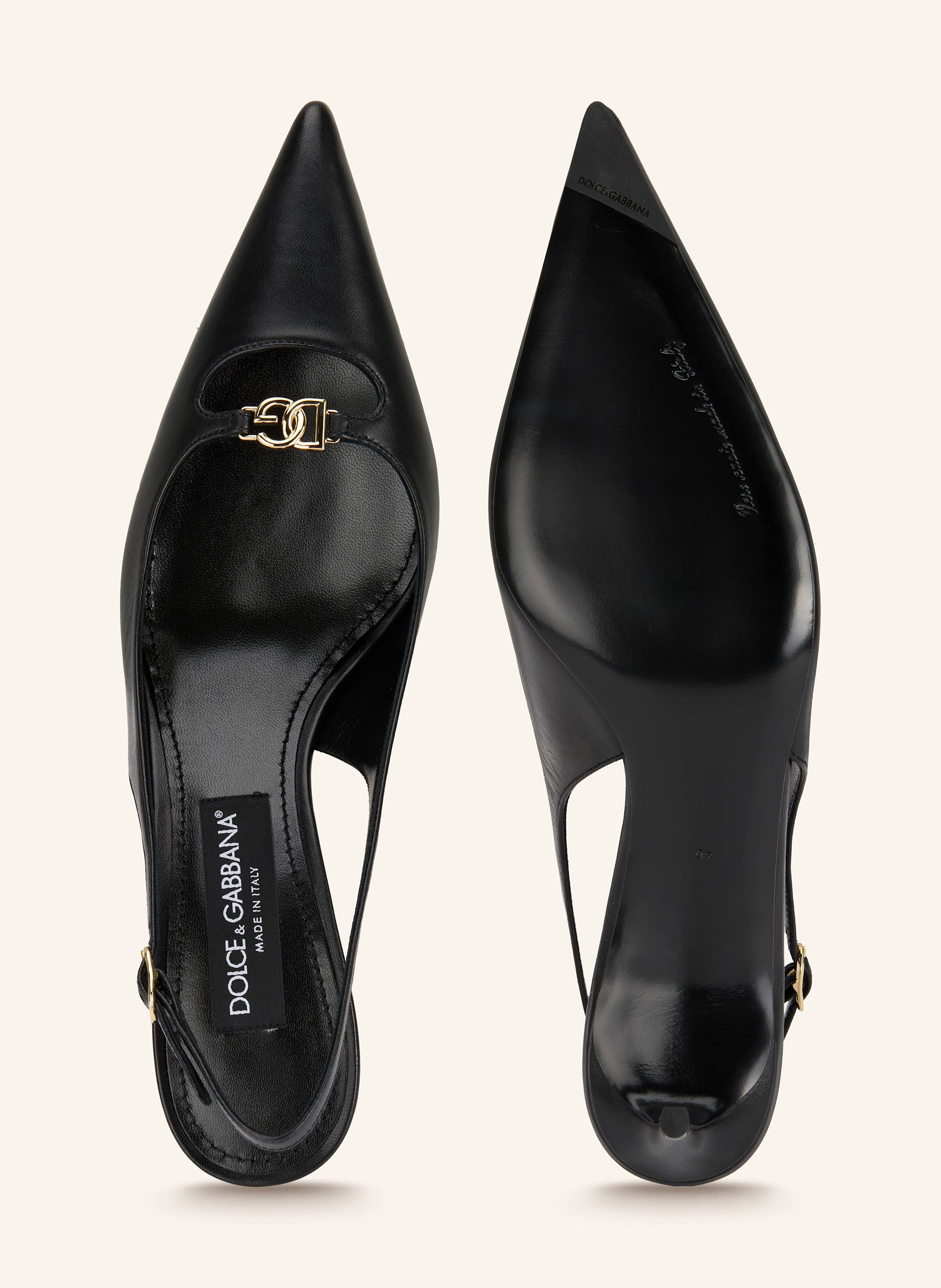 Thumbnail - Dolce & Gabbana Slingpumps schwarz