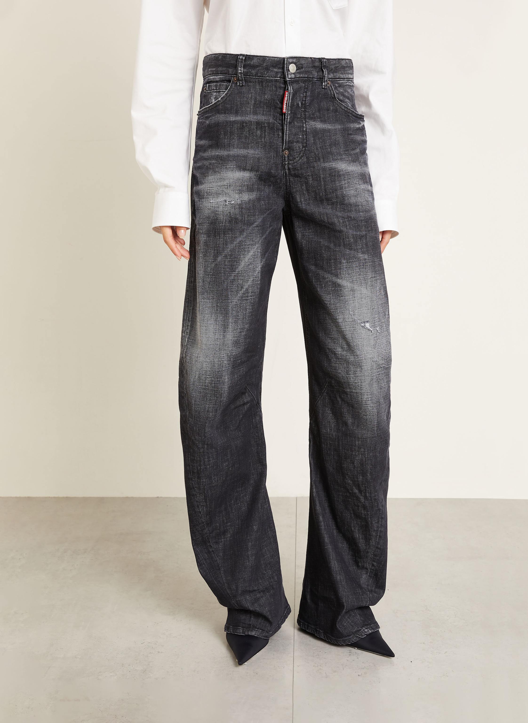 Thumbnail - dsquared2 Boyfriend Jeans d2 Twisted schwarz