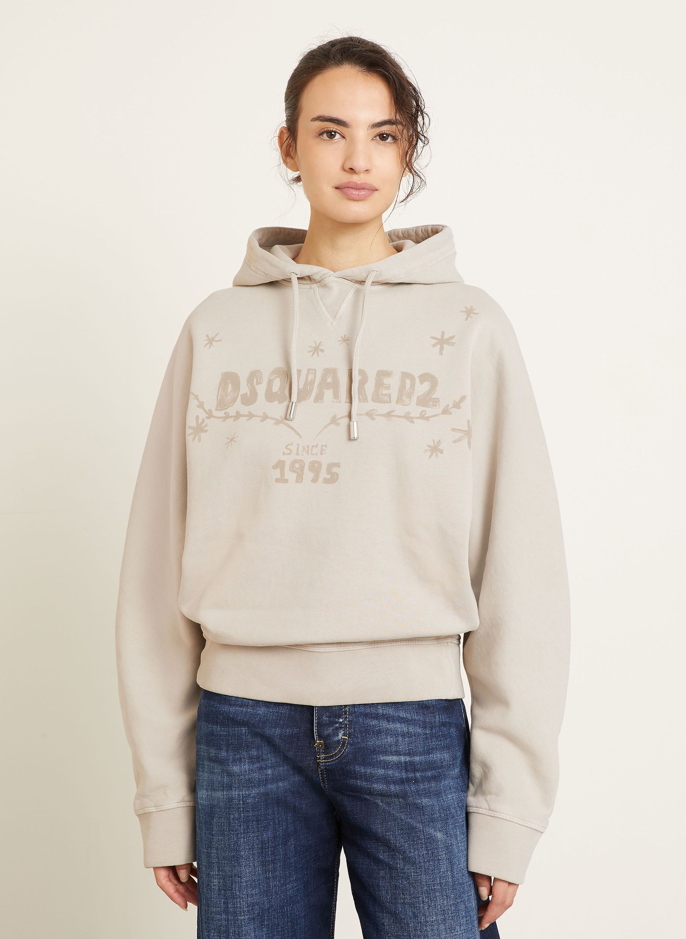 Thumbnail - dsquared2 Hoodie Field beige