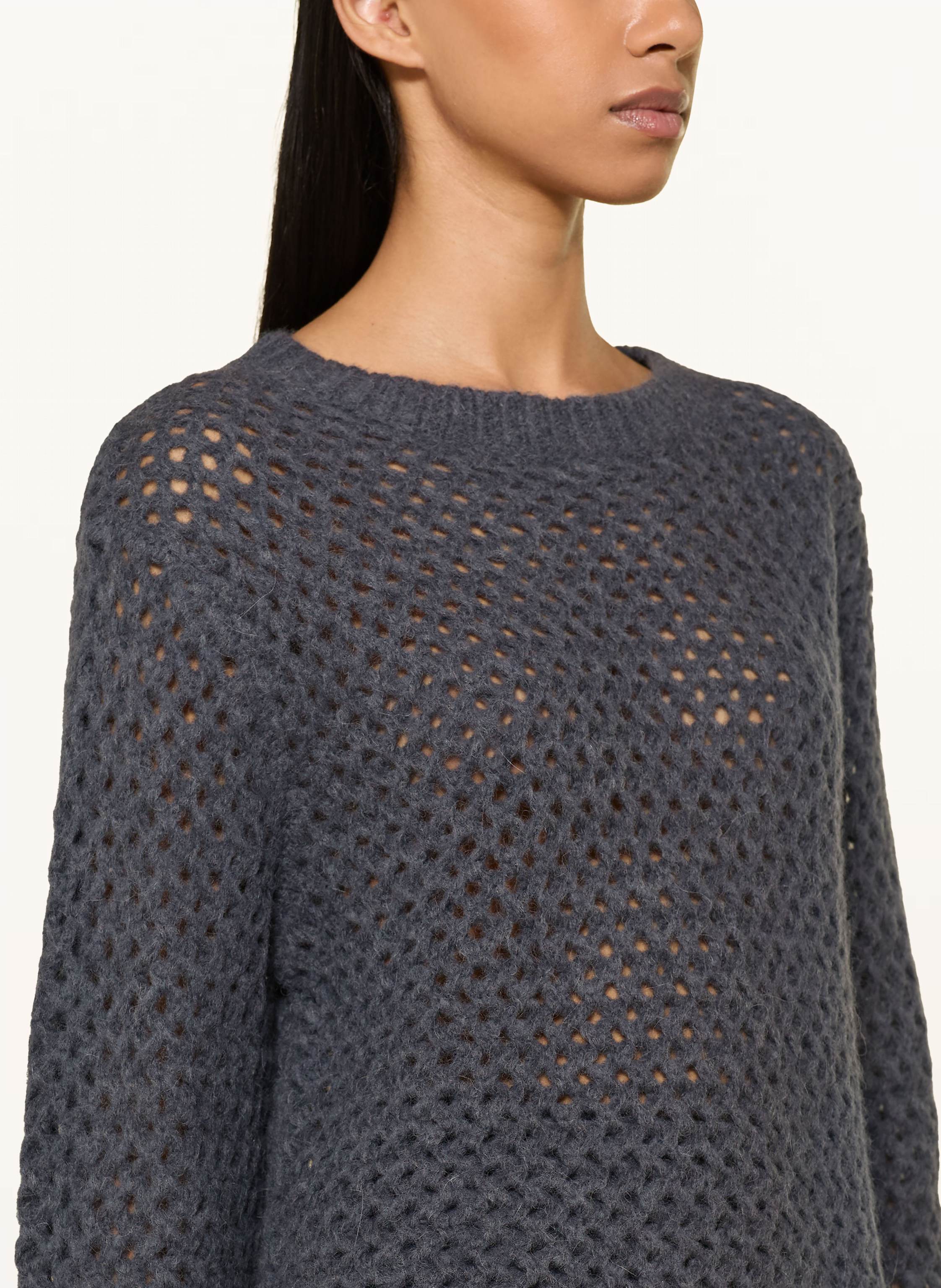 Thumbnail - Juvia Alpaka-Pullover Eske grau