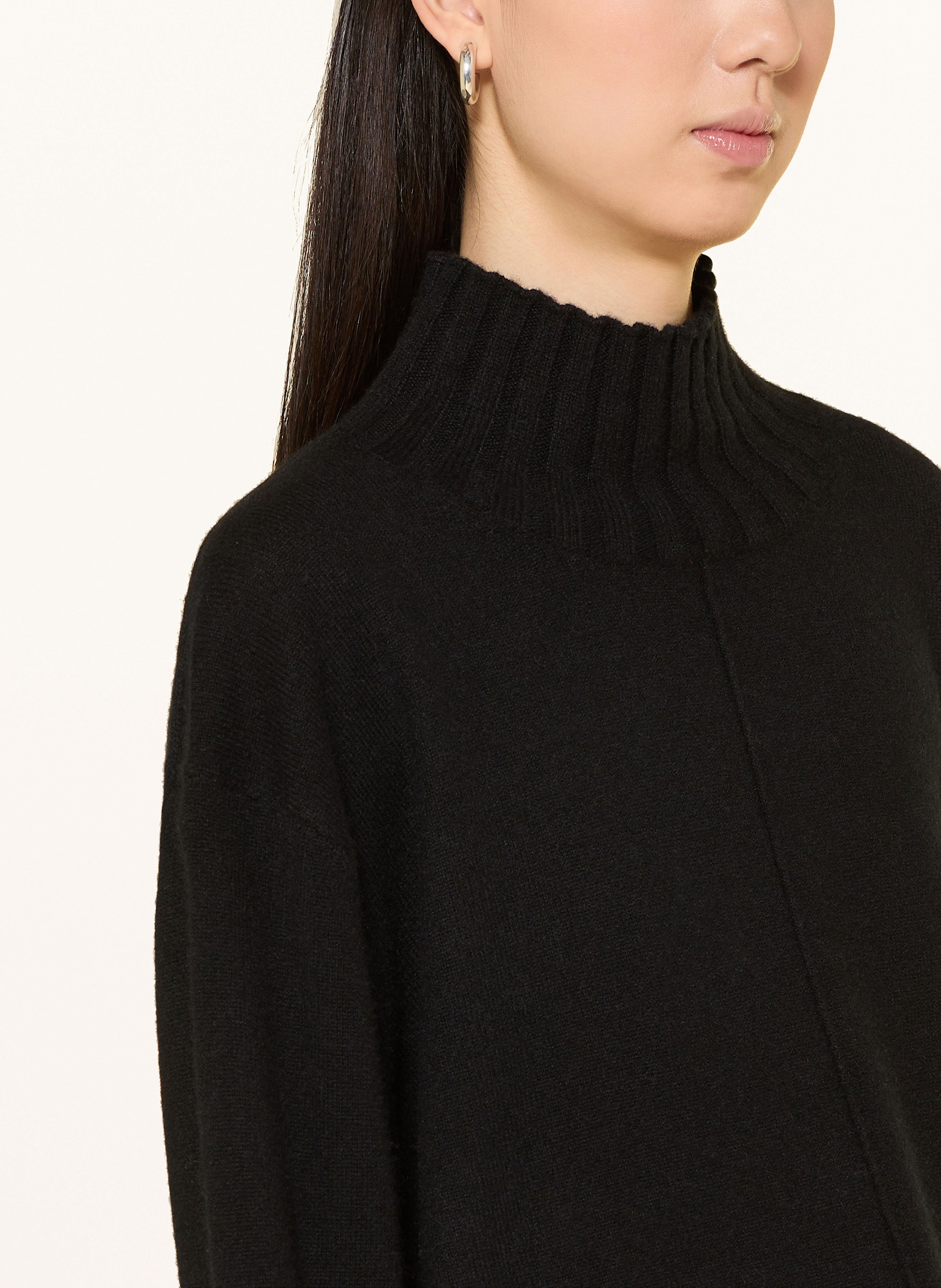 Thumbnail - Mos Mosh Cashmere-Pullover Mmaima Mit Seide schwarz