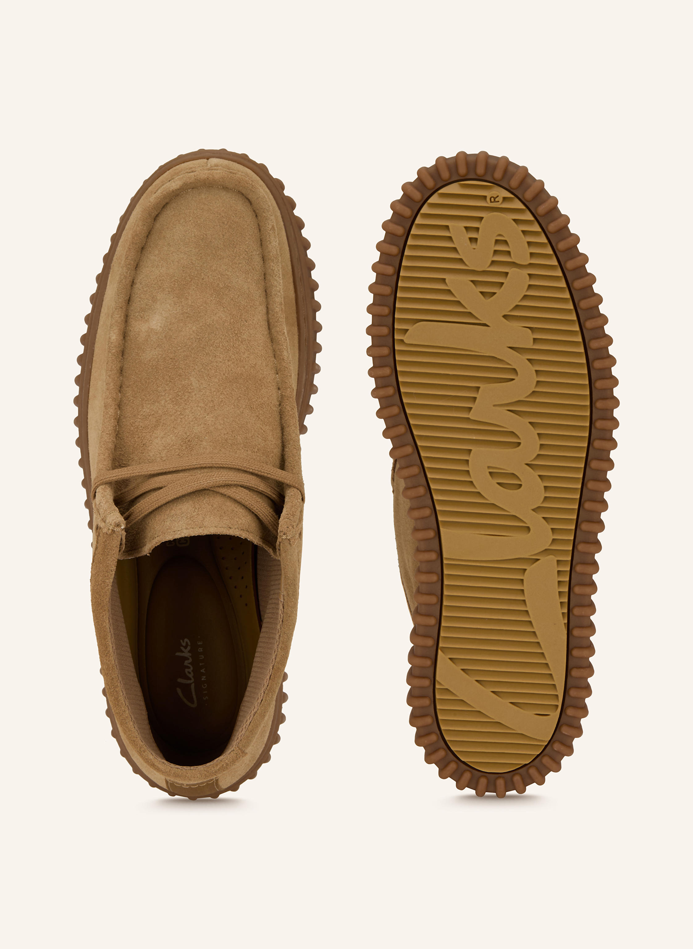 Thumbnail - Clarks Originals Desert-Boots Torhill beige