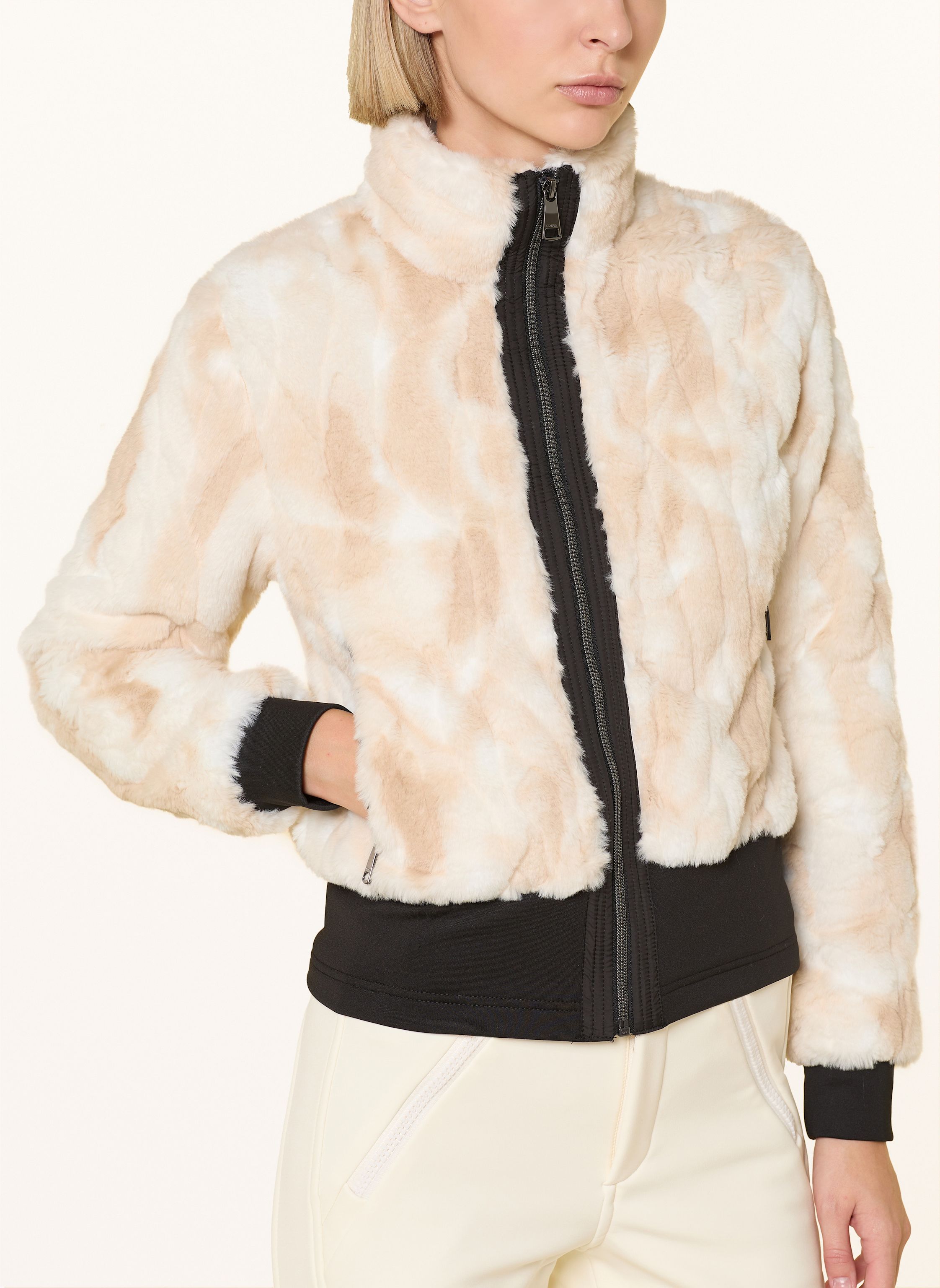 Thumbnail - Luhta Midlayer-Jacke Ailakkavaara Aus Kunstfell beige