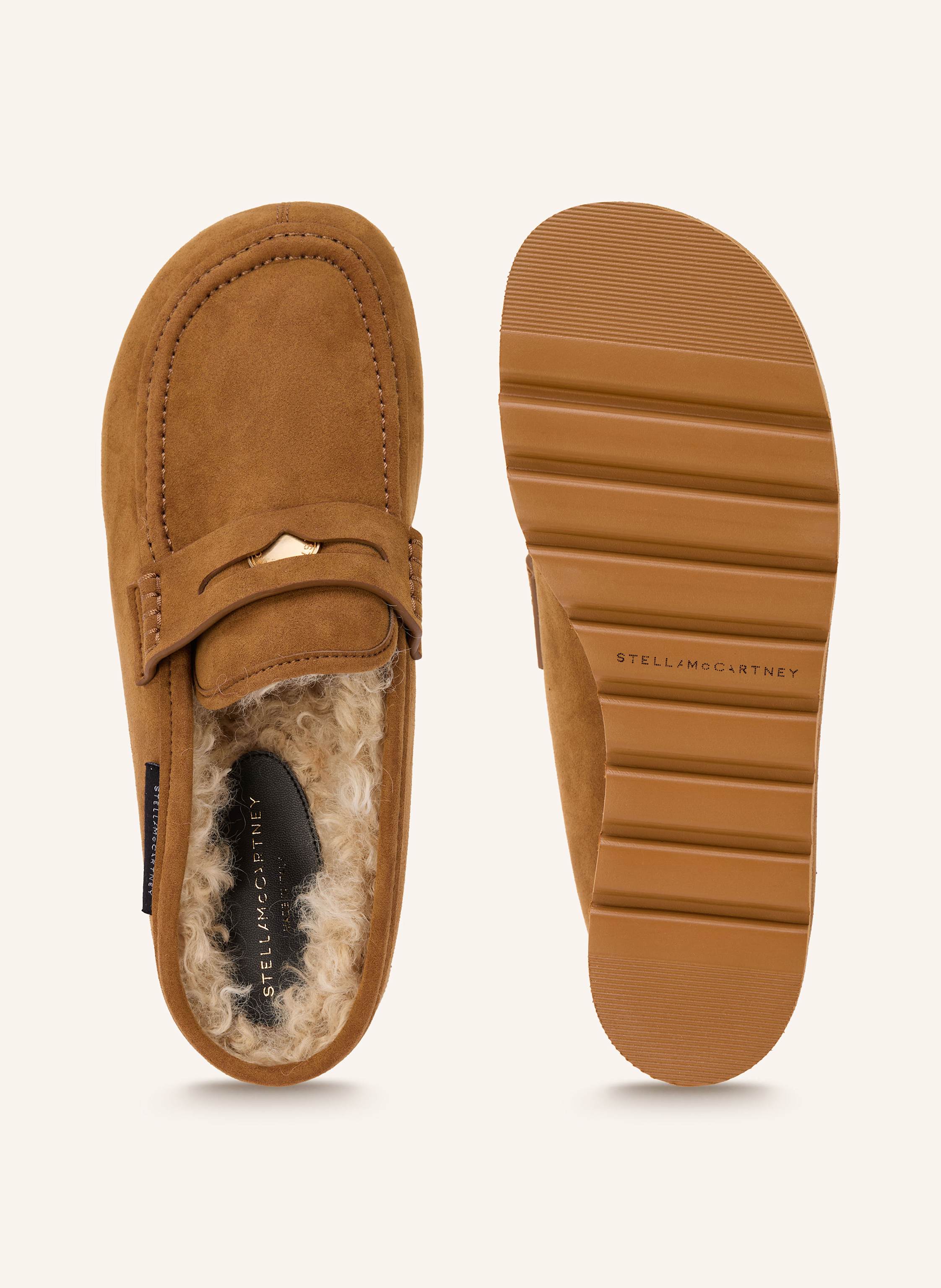 Thumbnail - Stella Mccartney Plateau-Mules Sneakelyse braun