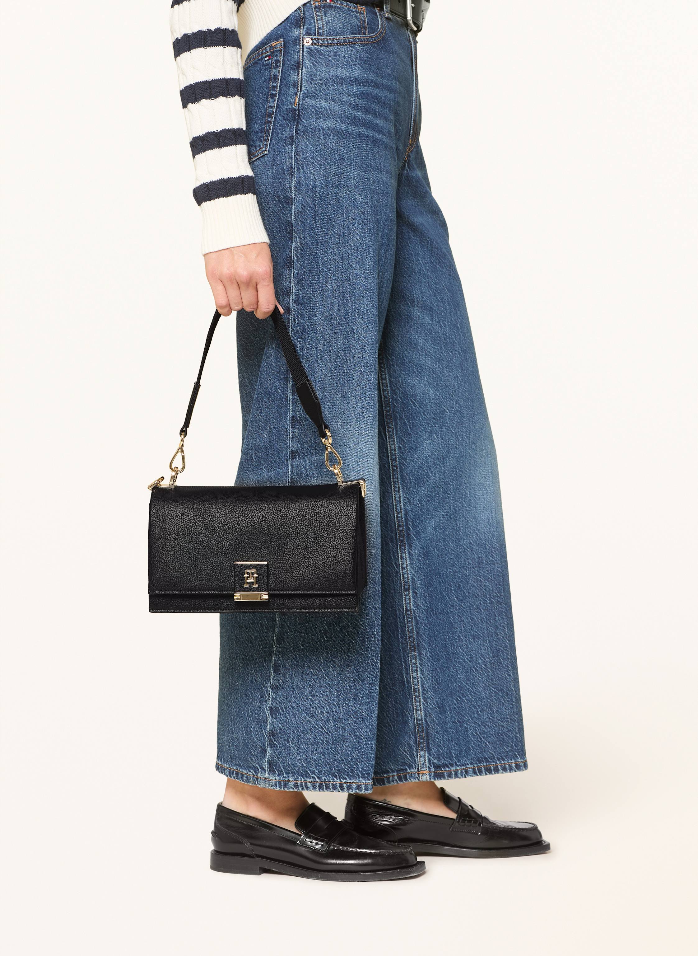 Thumbnail - Tommy Hilfiger Schultertasche schwarz