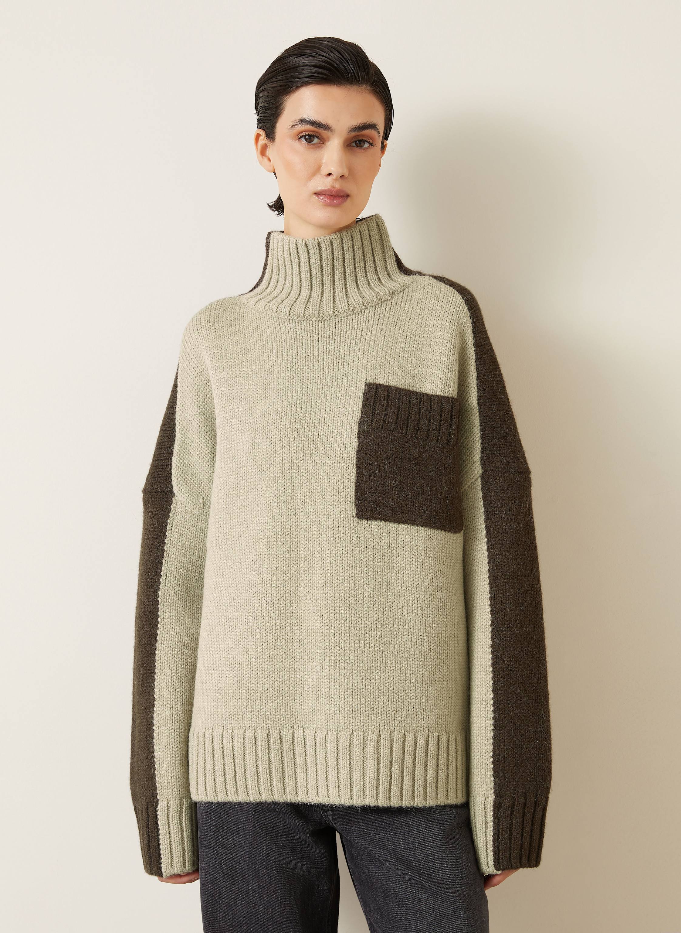 Thumbnail - Jw Anderson Rollkragenpullover Mit Alpaka braun
