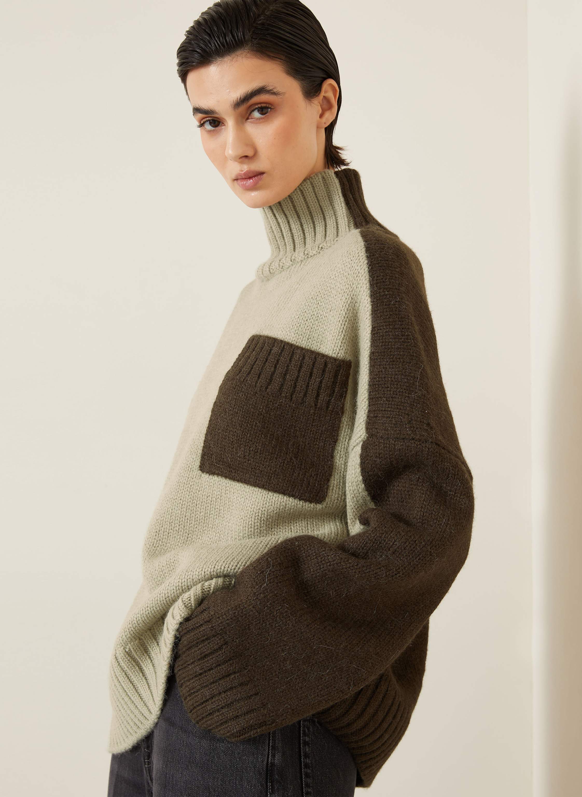 Thumbnail - Jw Anderson Rollkragenpullover Mit Alpaka braun
