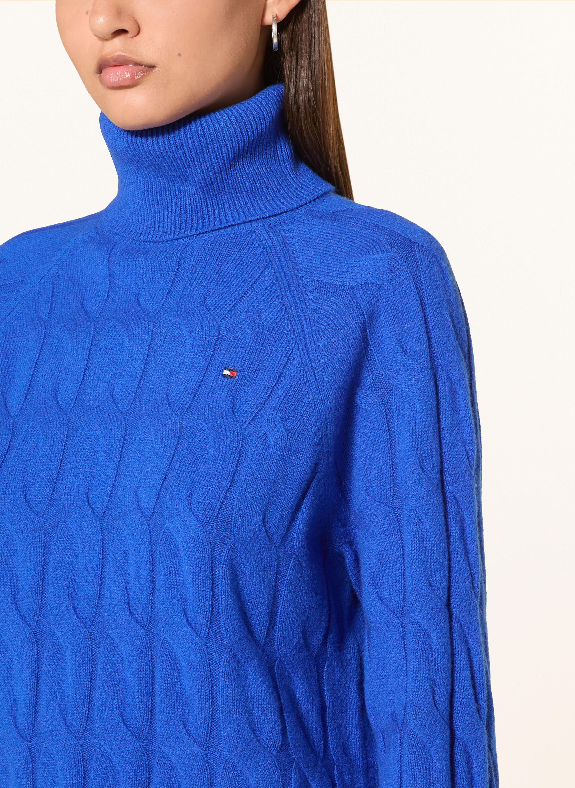 Thumbnail - Tommy Hilfiger Rollkragenpullover blau