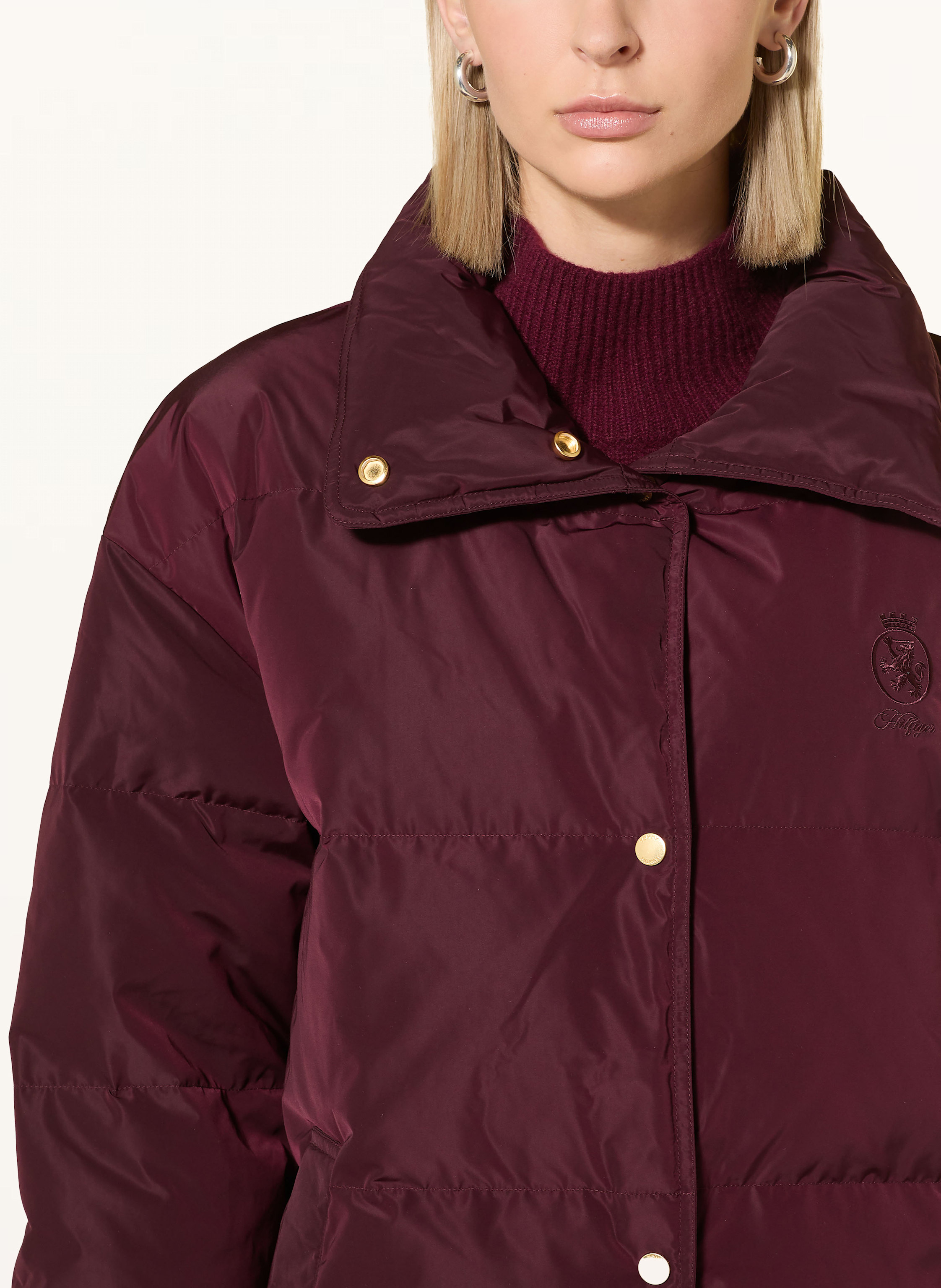 Thumbnail - Tommy Hilfiger Daunenmantel Crest rot