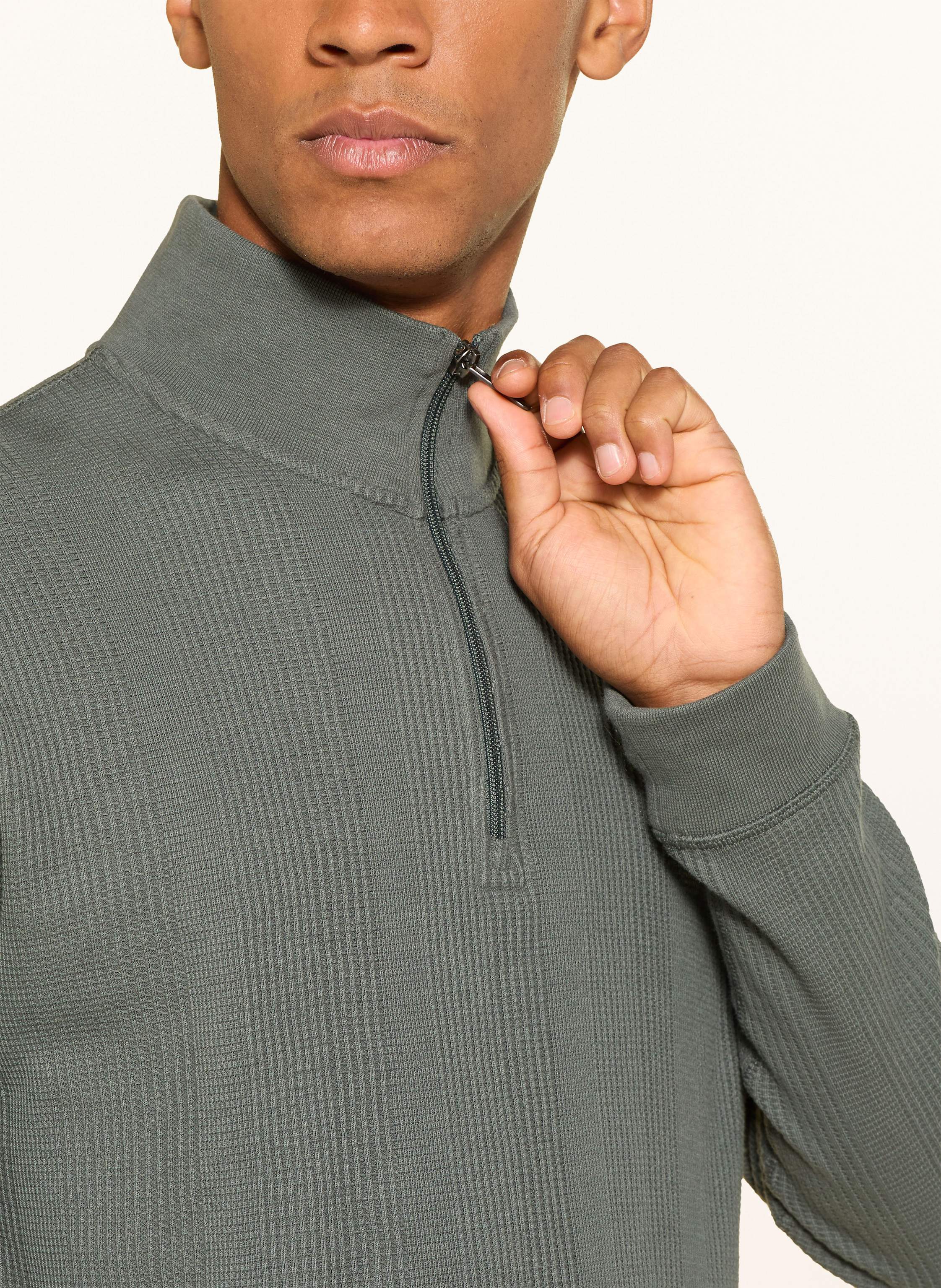 Thumbnail - Boss Lounge-Pullover Structure gruen