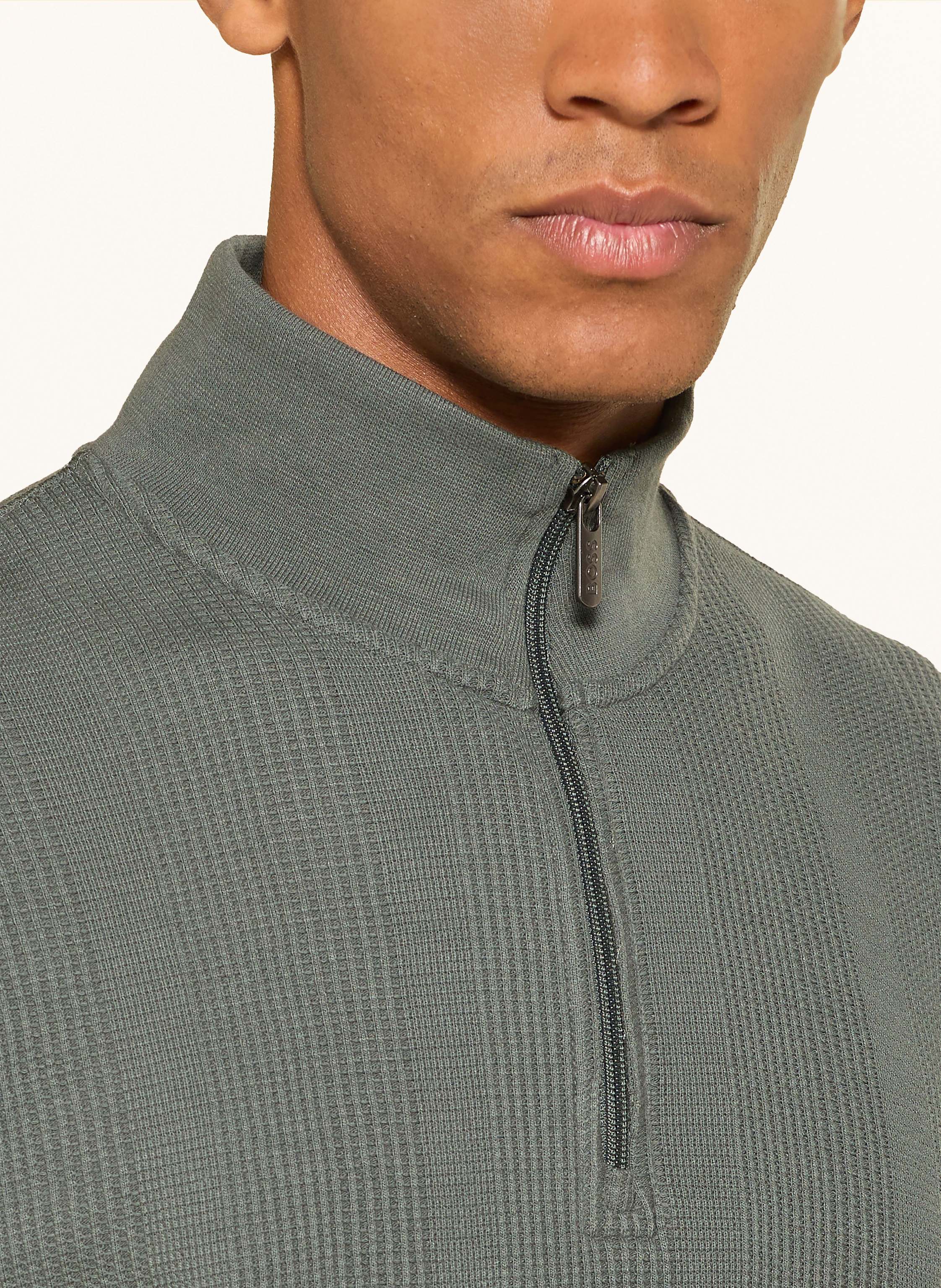 Thumbnail - Boss Lounge-Pullover Structure gruen