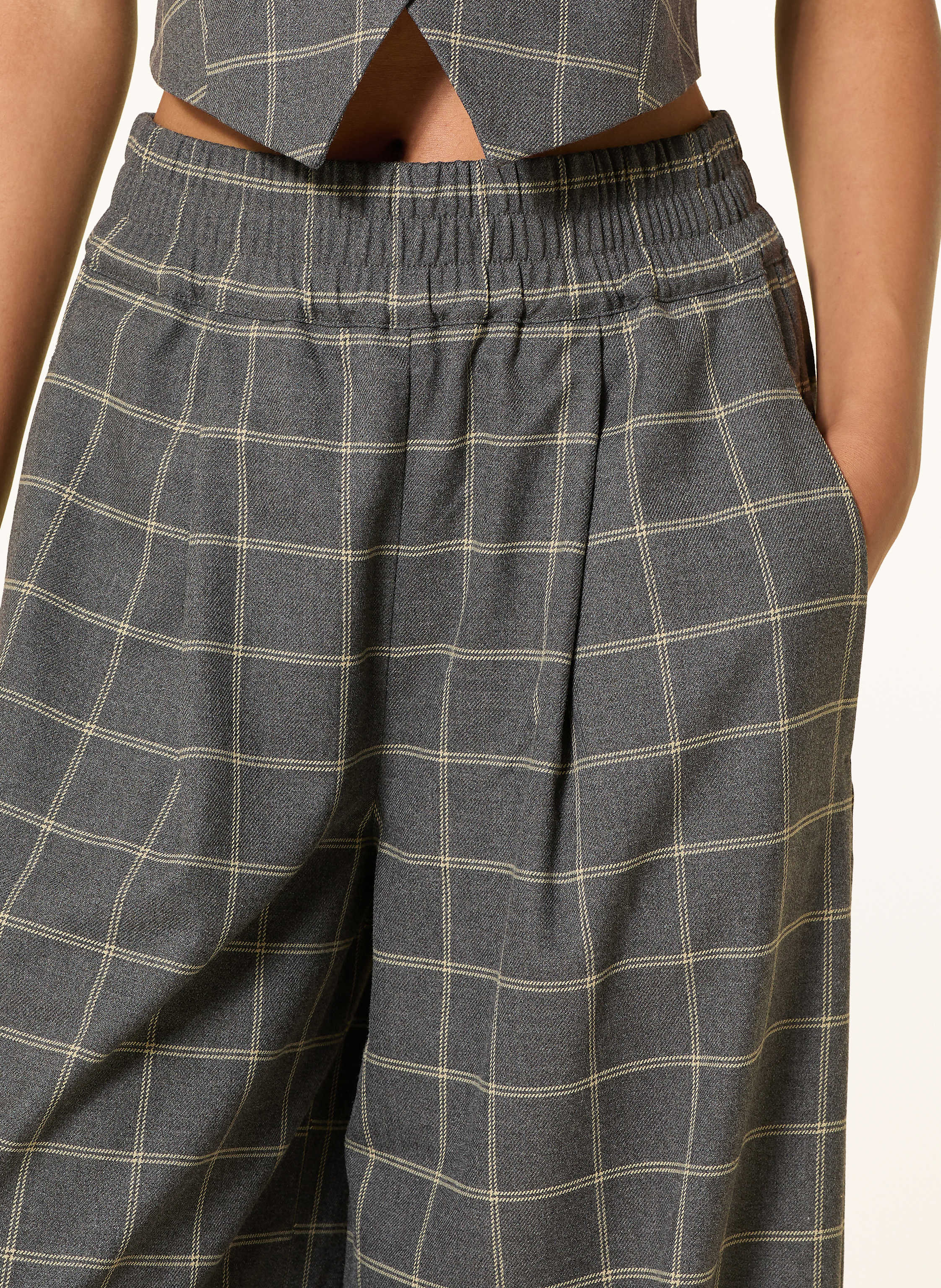 Thumbnail - Marc O'polo Denim Marlenehose grau